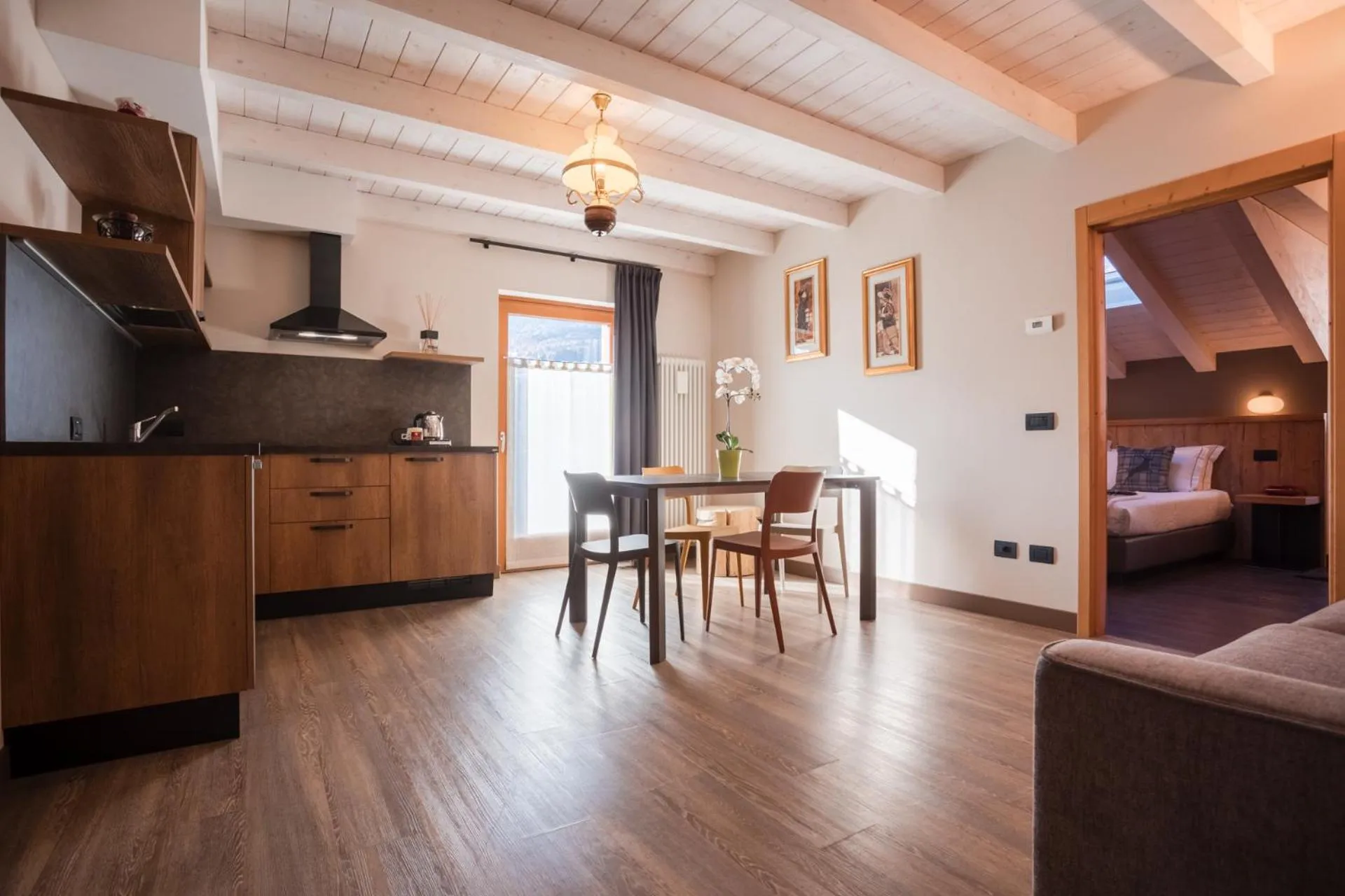 Seating area in Olimpia Hotel