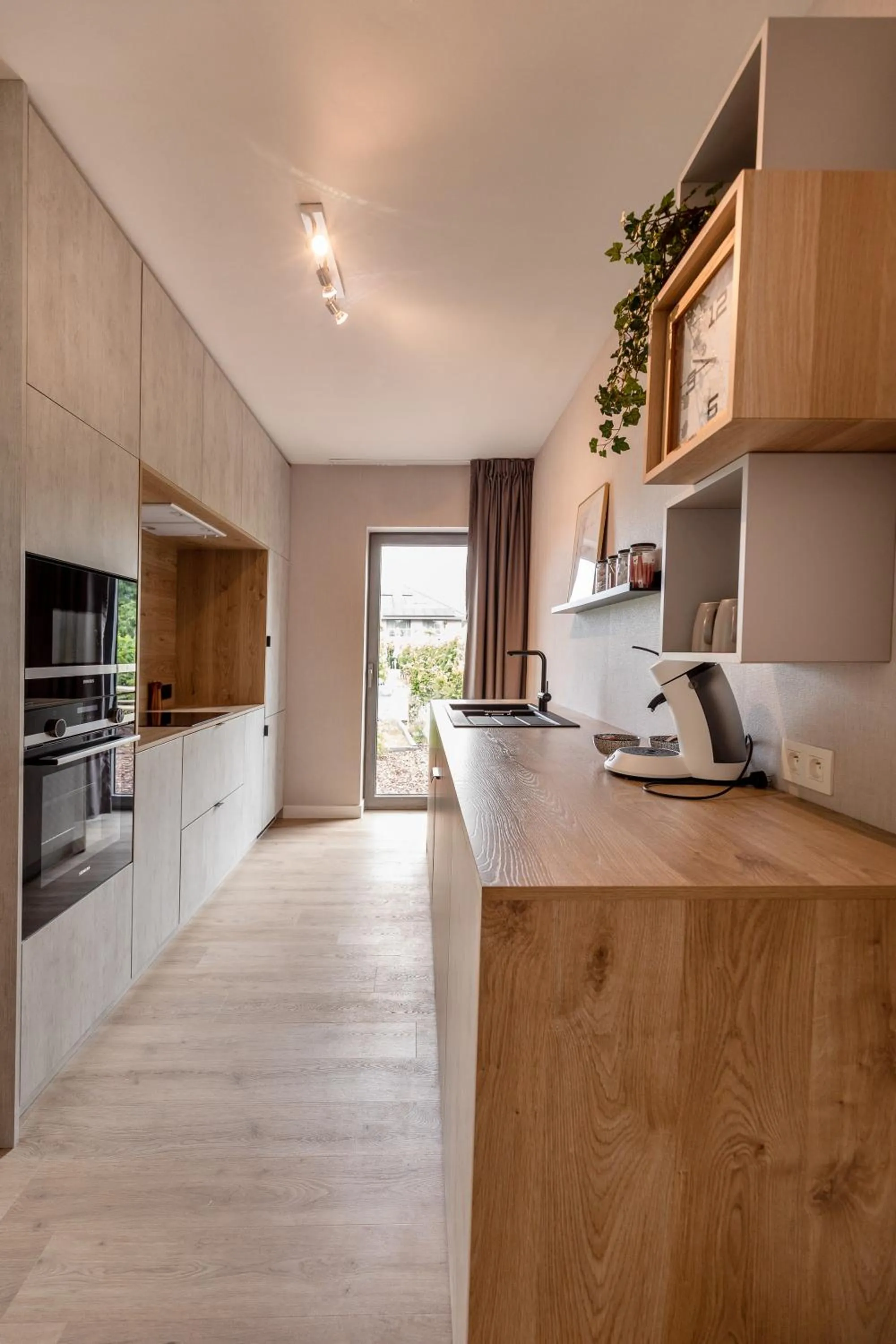 Kitchen or kitchenette in Abalona Hotel & Apartments