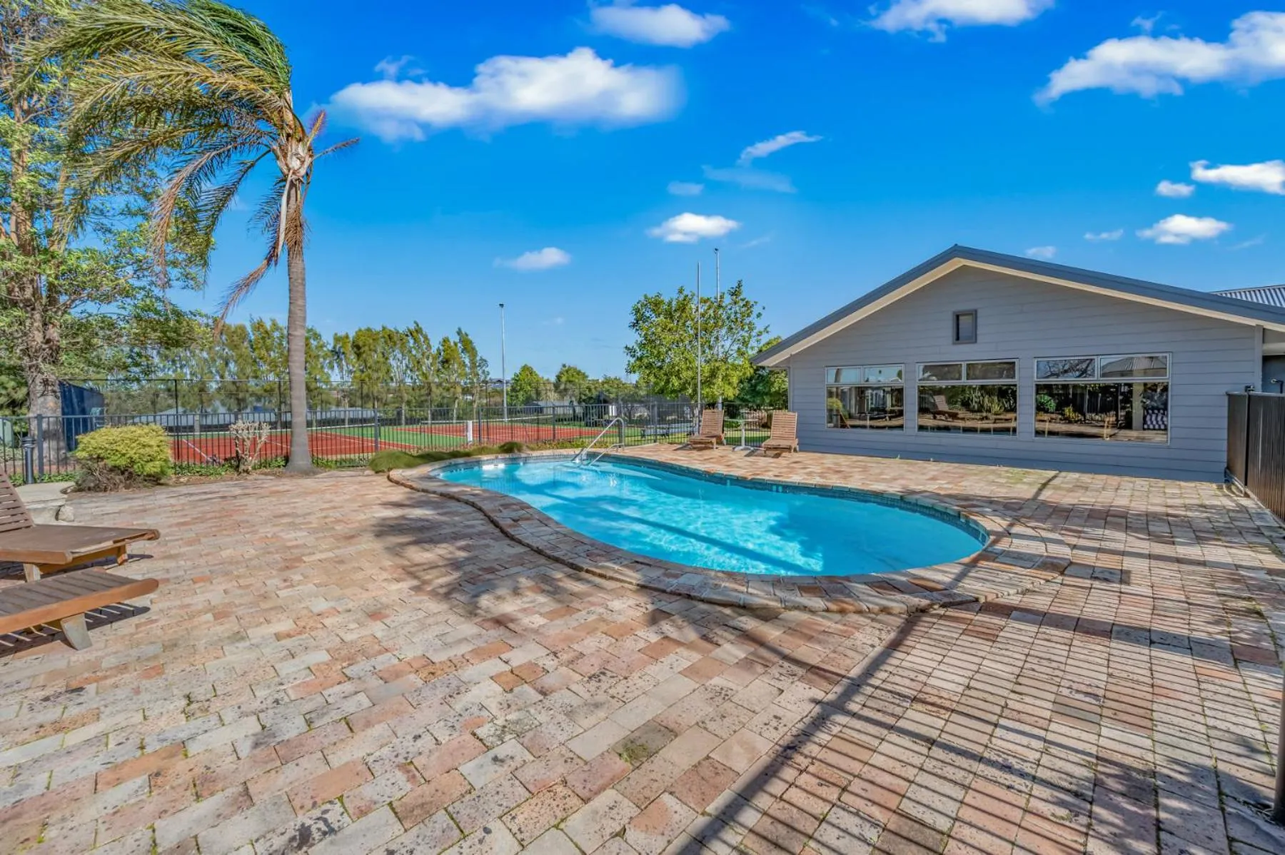Pool view in Hunter Oasis