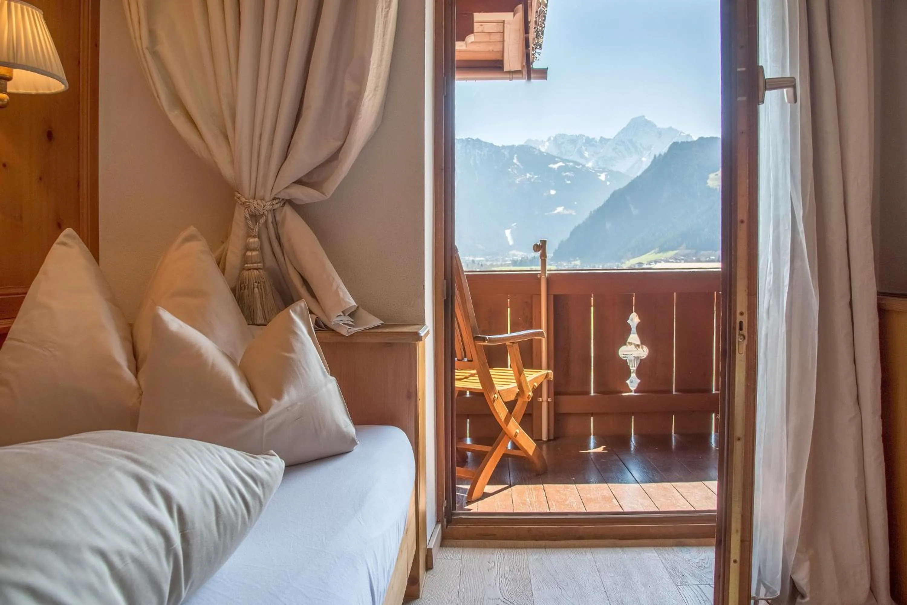 Balcony/Terrace in Hotel Alpenblick Zillertal