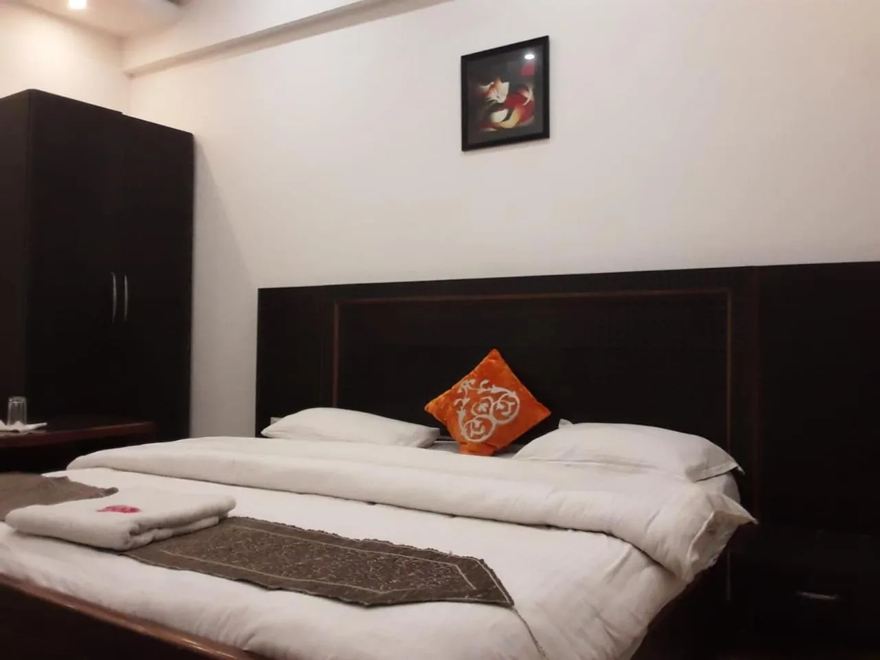 Bed in Hotel Rajshree