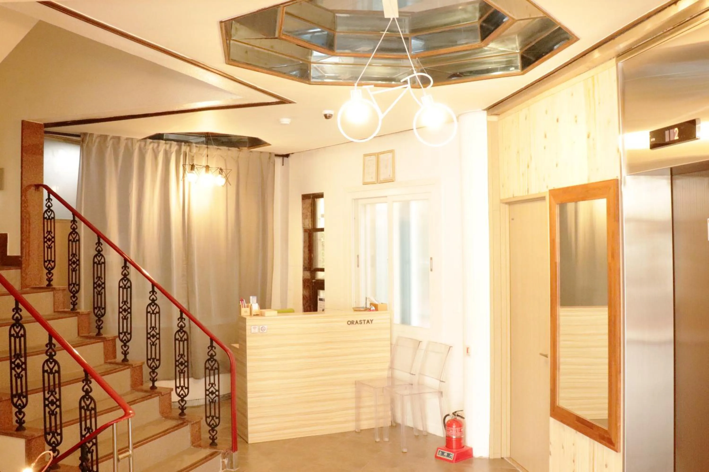 Lobby or reception in Ora Stay Hotel