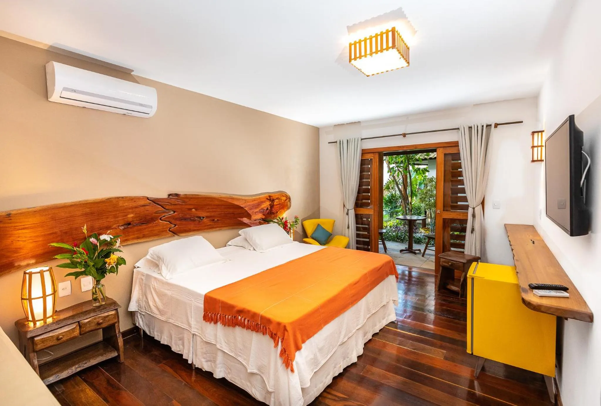 Bed in Vila Coqueiros Boutique Hotel