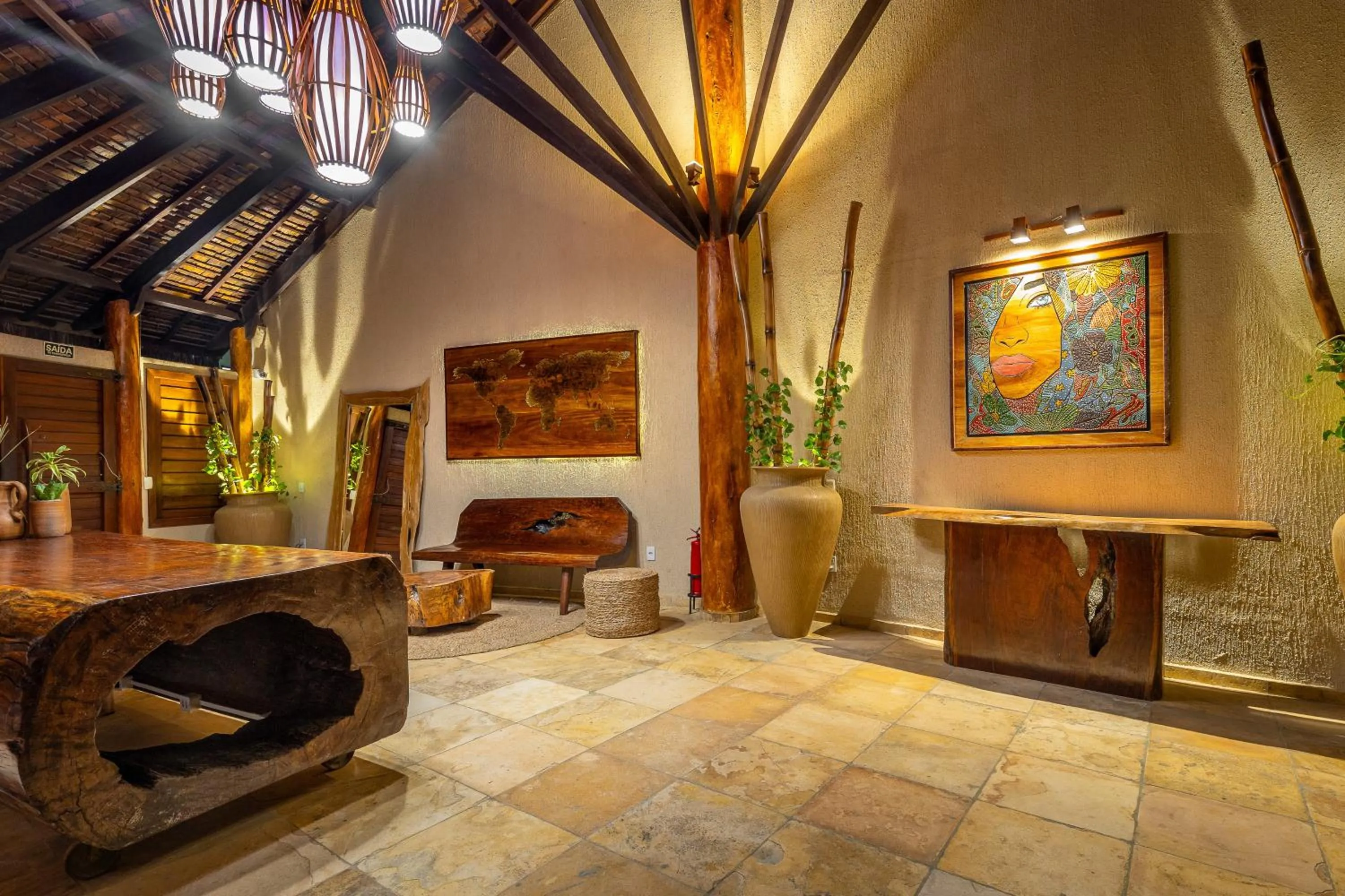 Lobby or reception in Vila Coqueiros Boutique Hotel