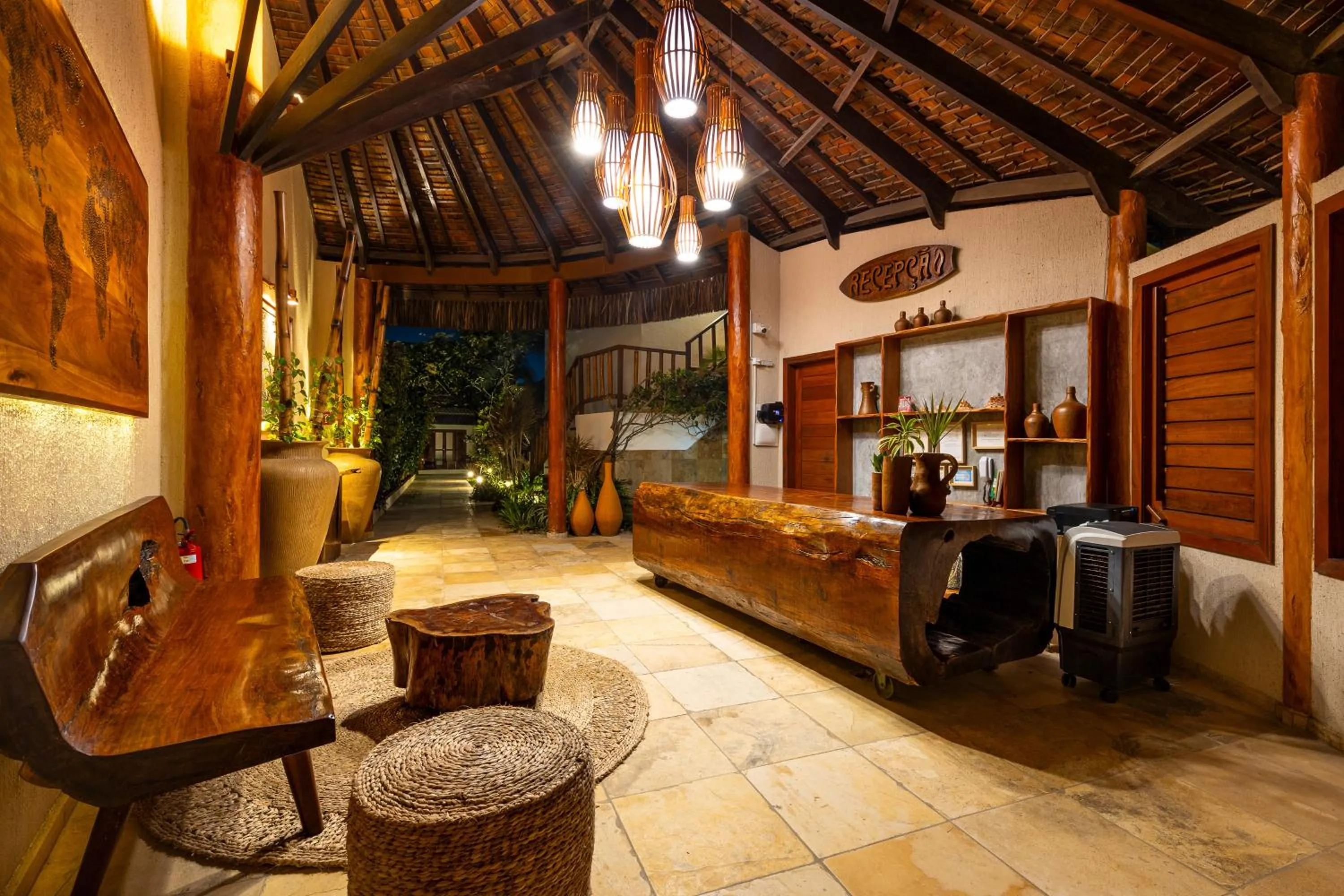Lobby or reception in Vila Coqueiros Boutique Hotel