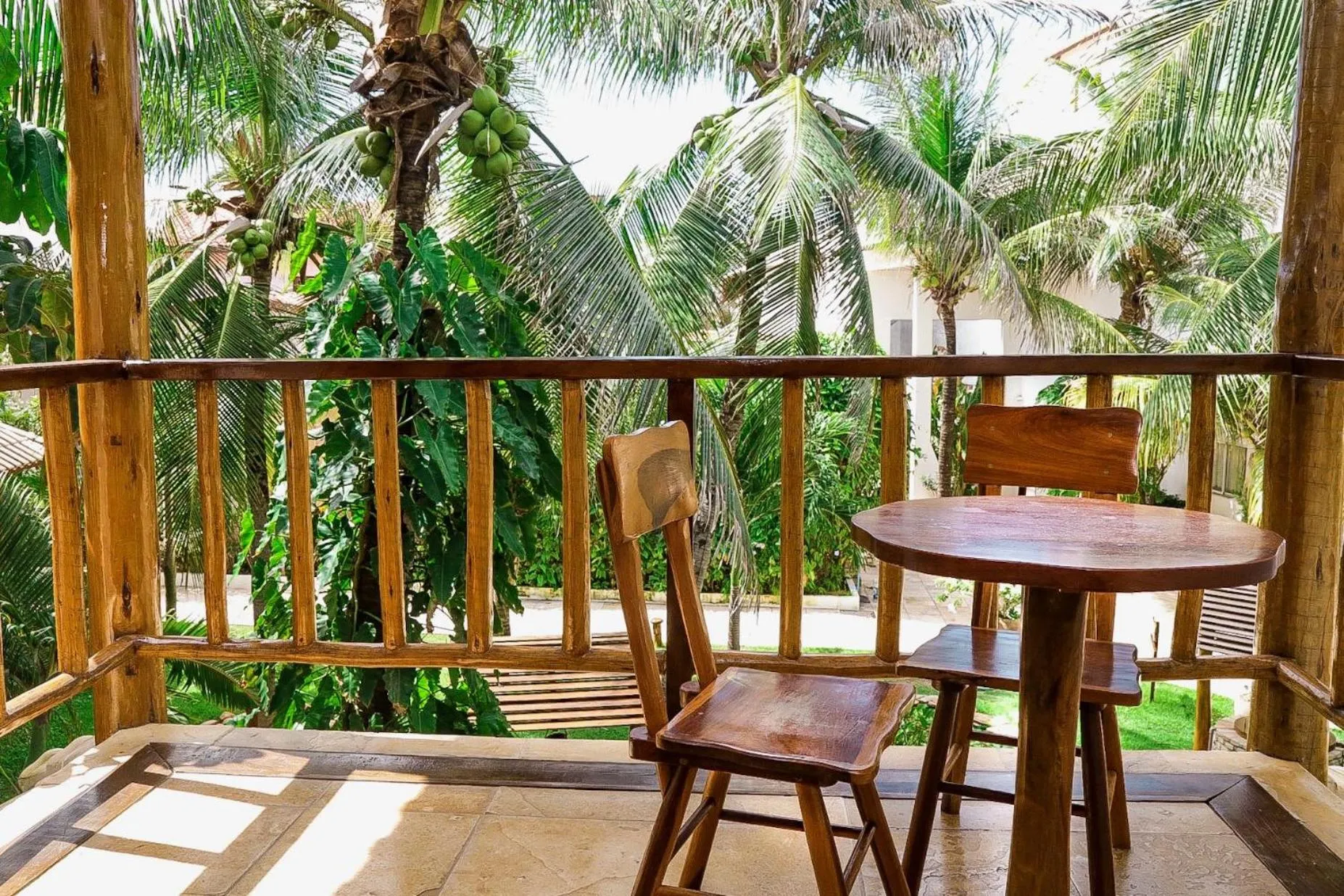 Garden view in Vila Coqueiros Boutique Hotel
