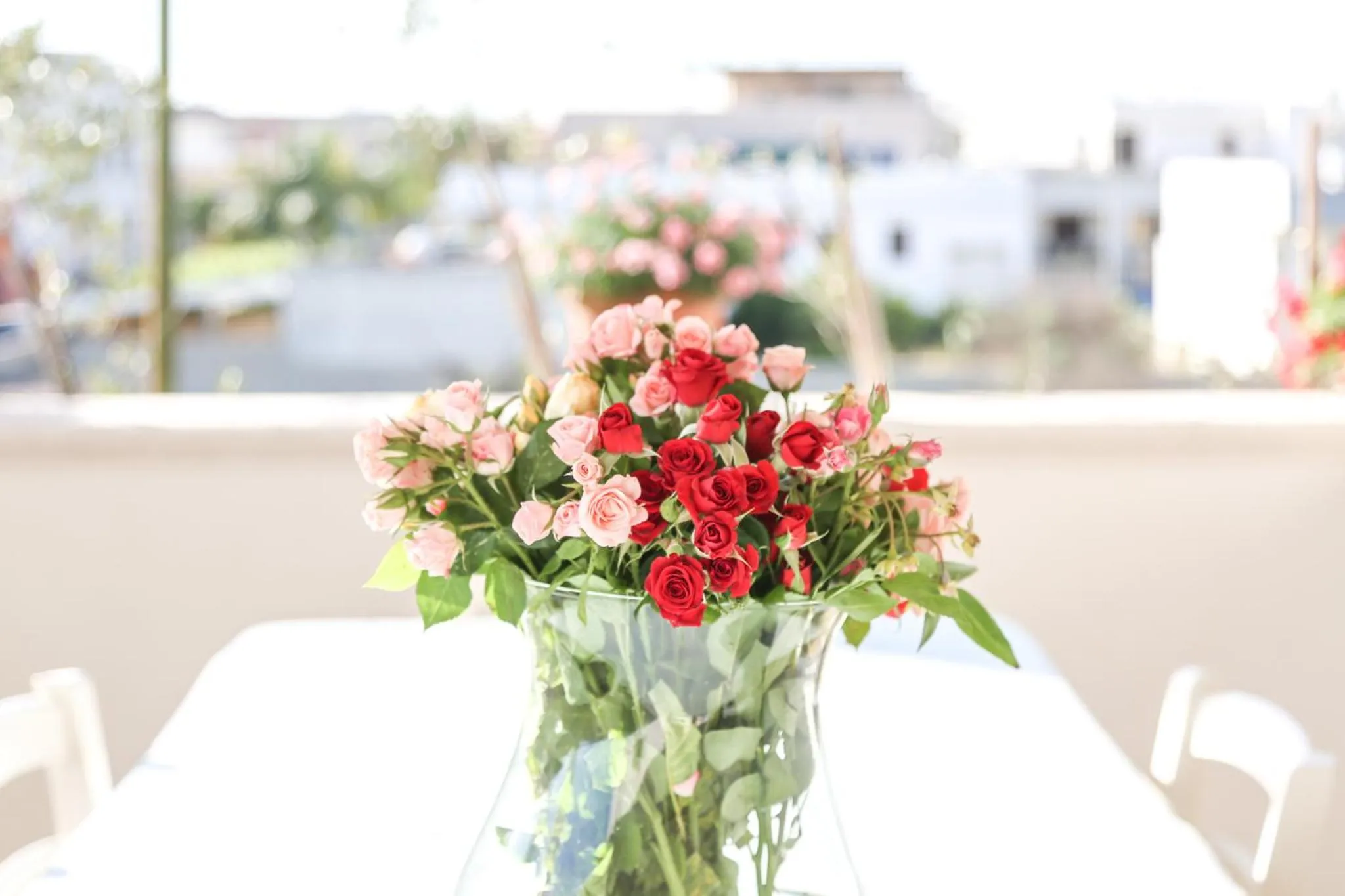 Balcony/Terrace in Blue And Blue City