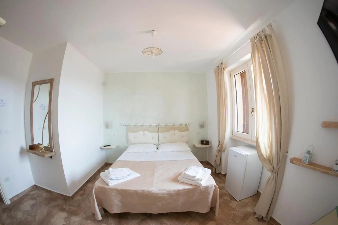 Photo of the whole room, Bed in Blue And Blue City