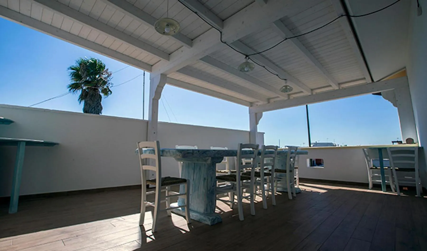 Patio in Blue And Blue City