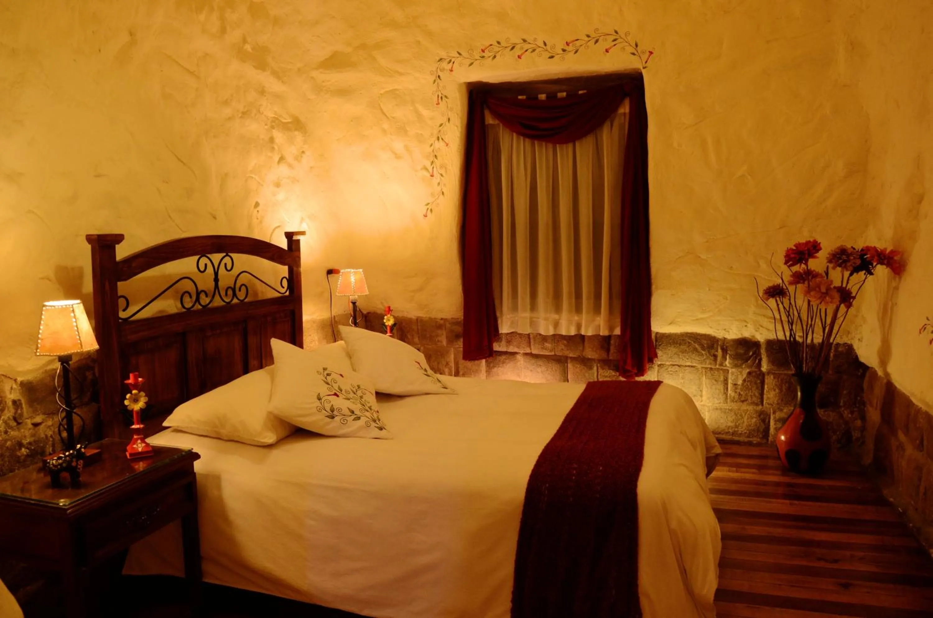 Bed in Unaytambo Boutique Hotel Cusco