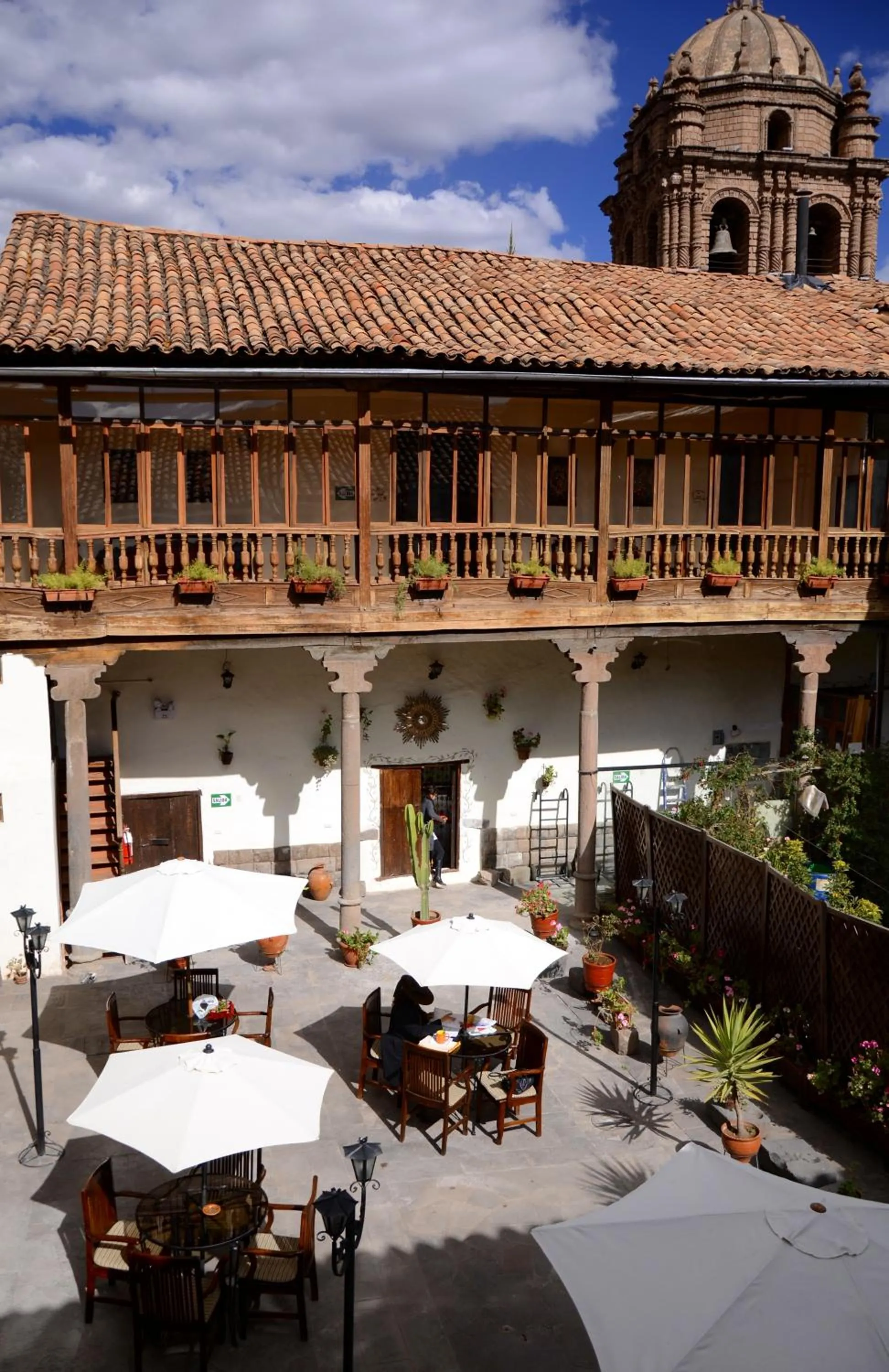 Balcony/Terrace in Unaytambo Boutique Hotel Cusco