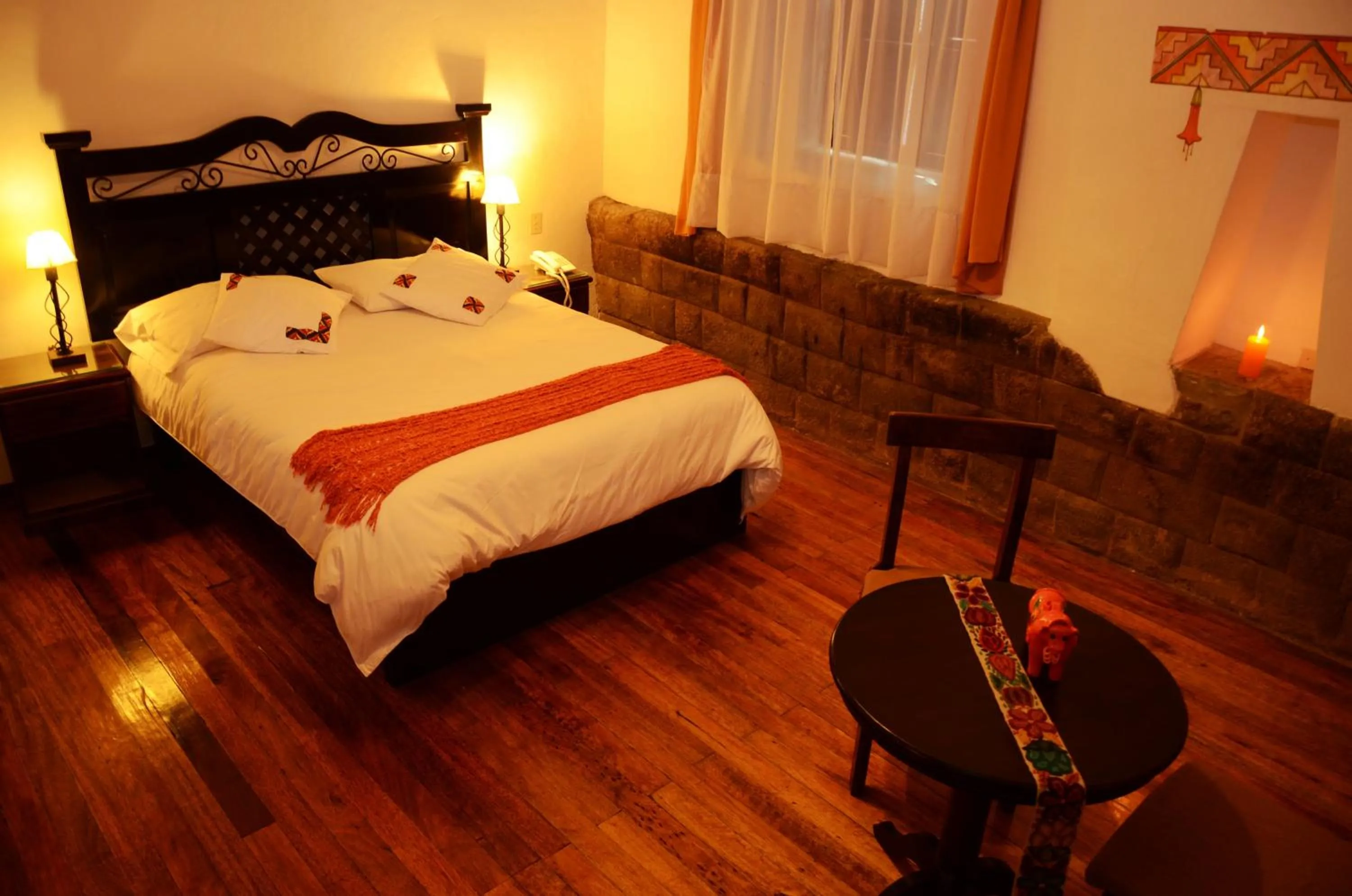 Bed in Unaytambo Boutique Hotel Cusco