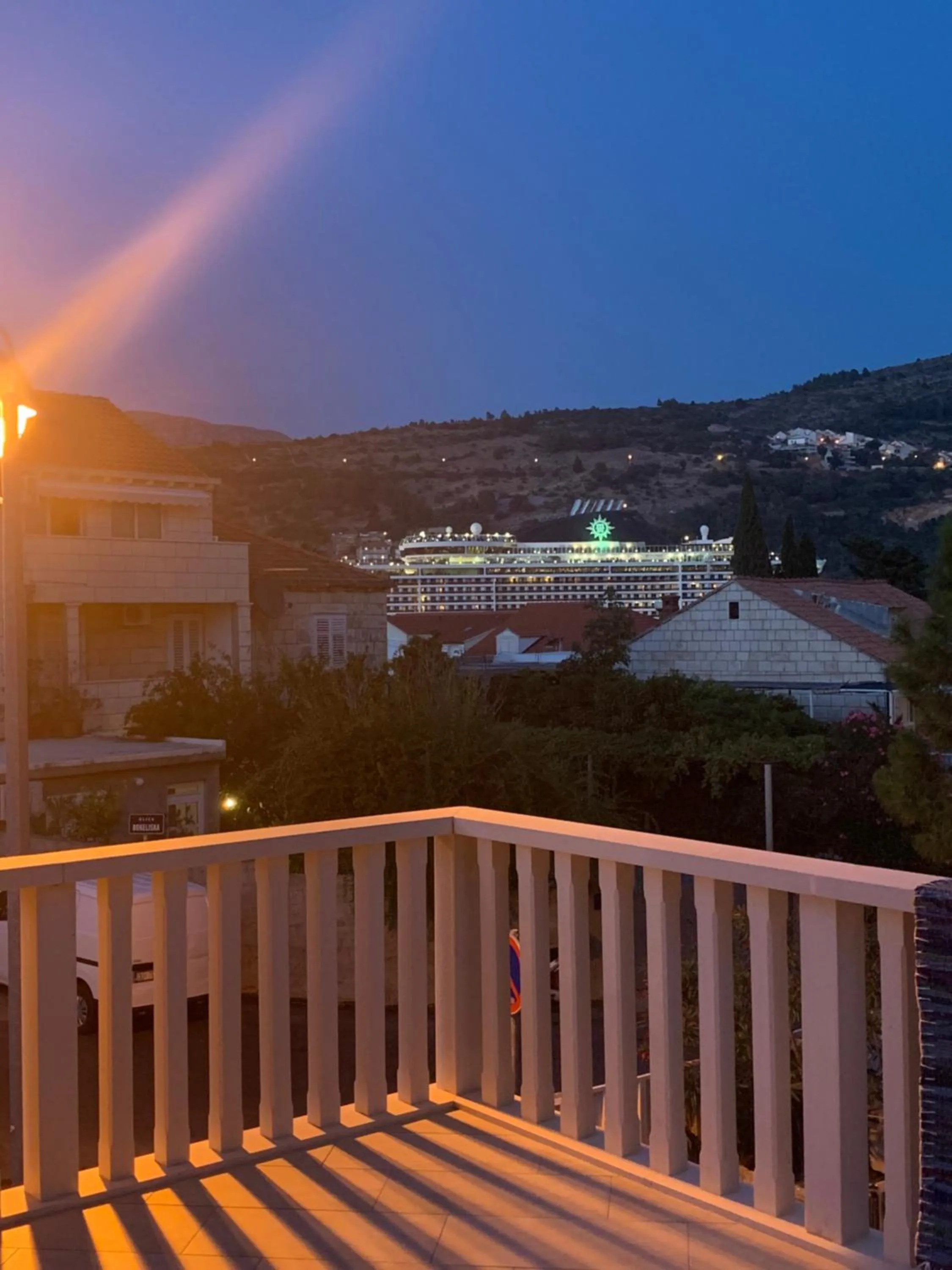 Balcony/Terrace in Aida Apartments and Rooms for couples and families FREE PARKING