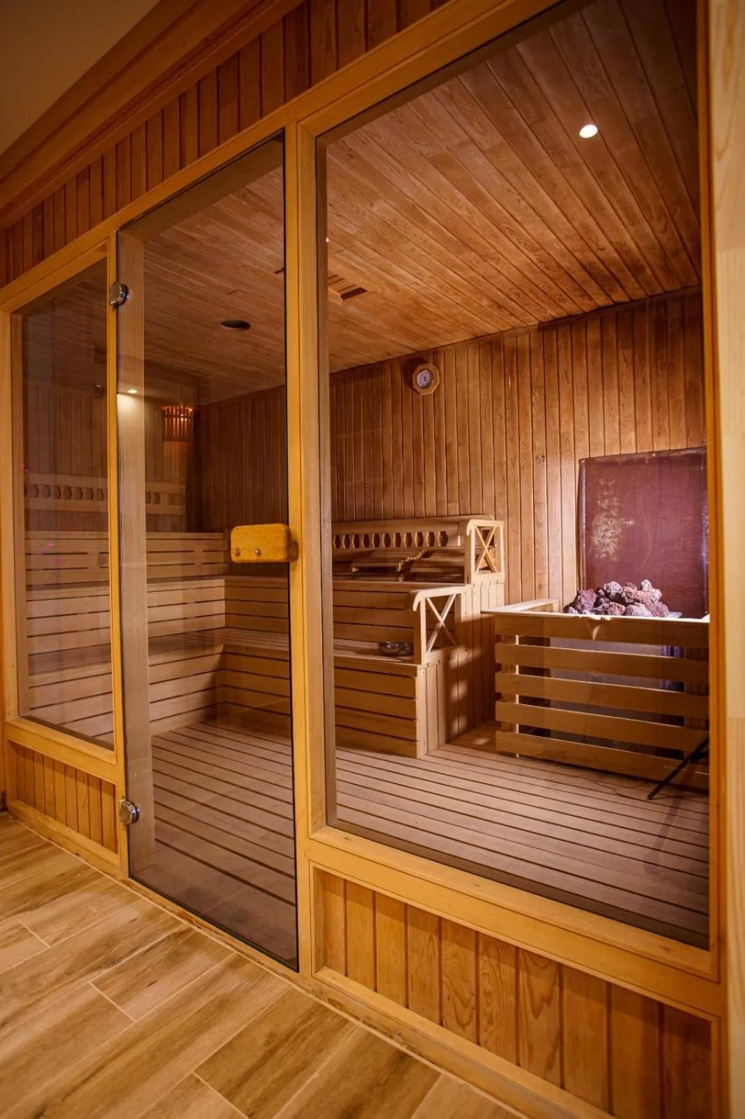 Sauna in Kimera Lounge Boutique Hotel & Spa