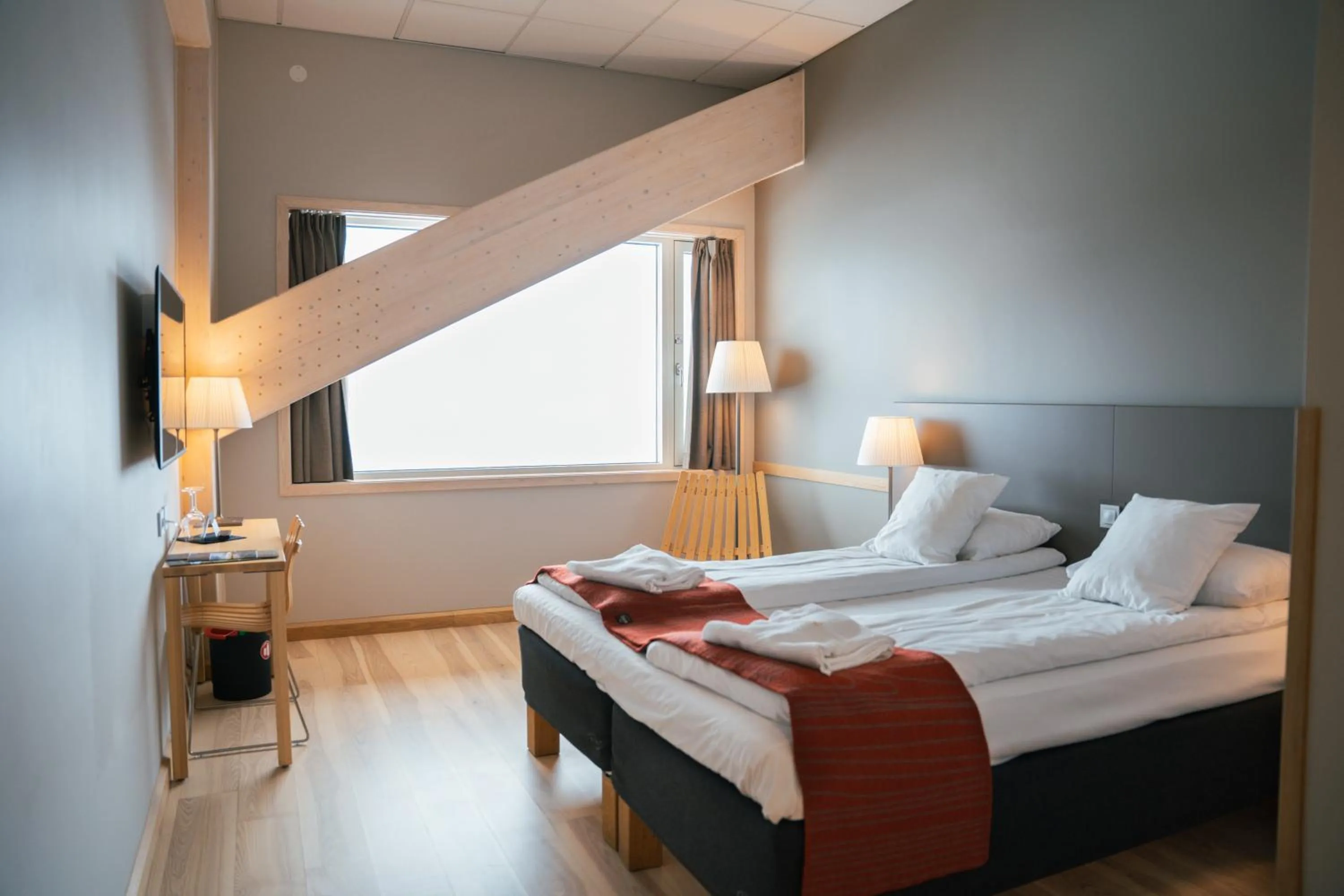 Bedroom, Bed in Wood Hotel by Frich's