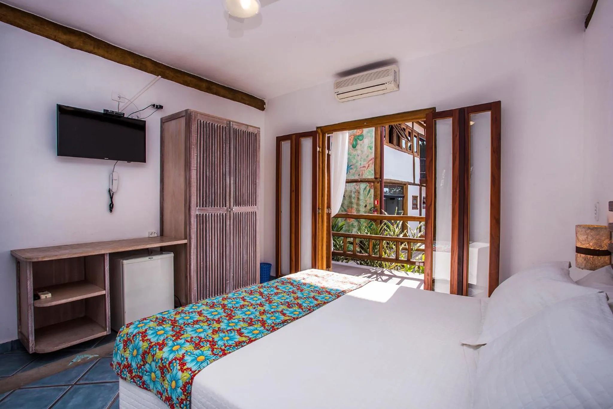 Bedroom, Bed in Pousada Refugio da Harmonia