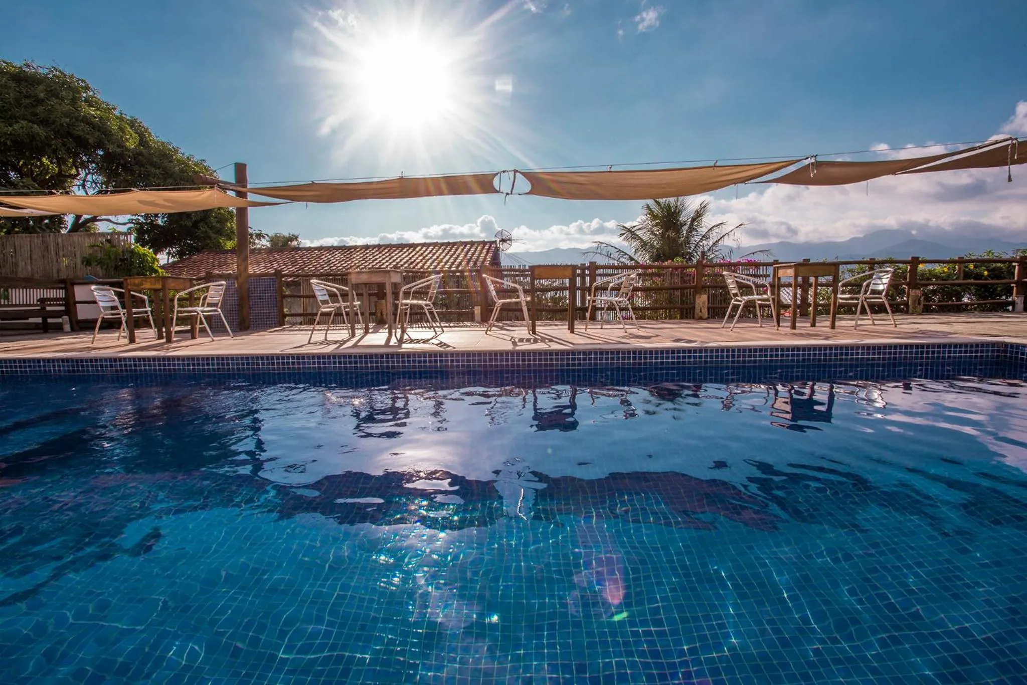 Swimming pool in Pousada Refugio da Harmonia