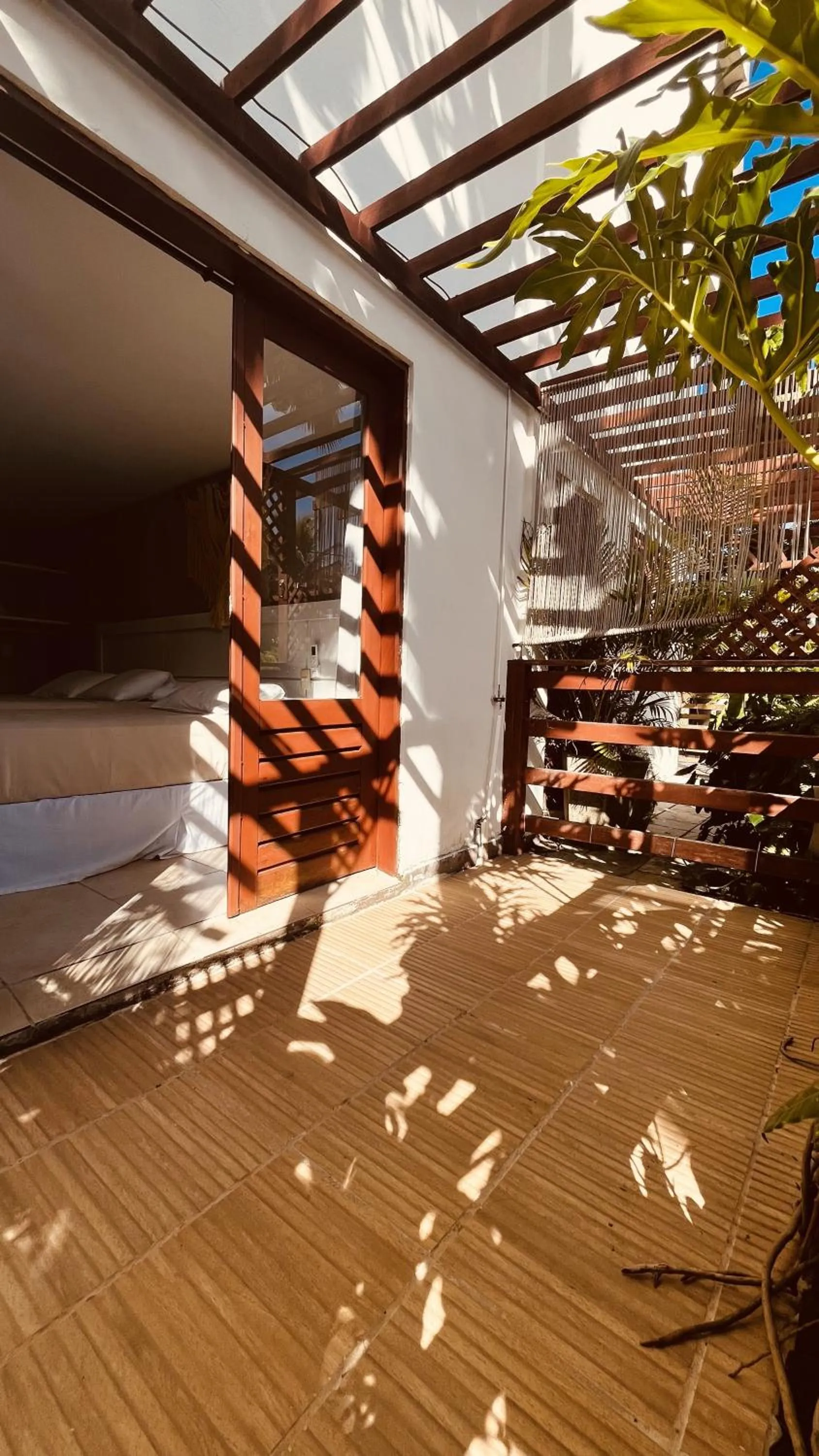 Balcony/Terrace in Pousada Iandê