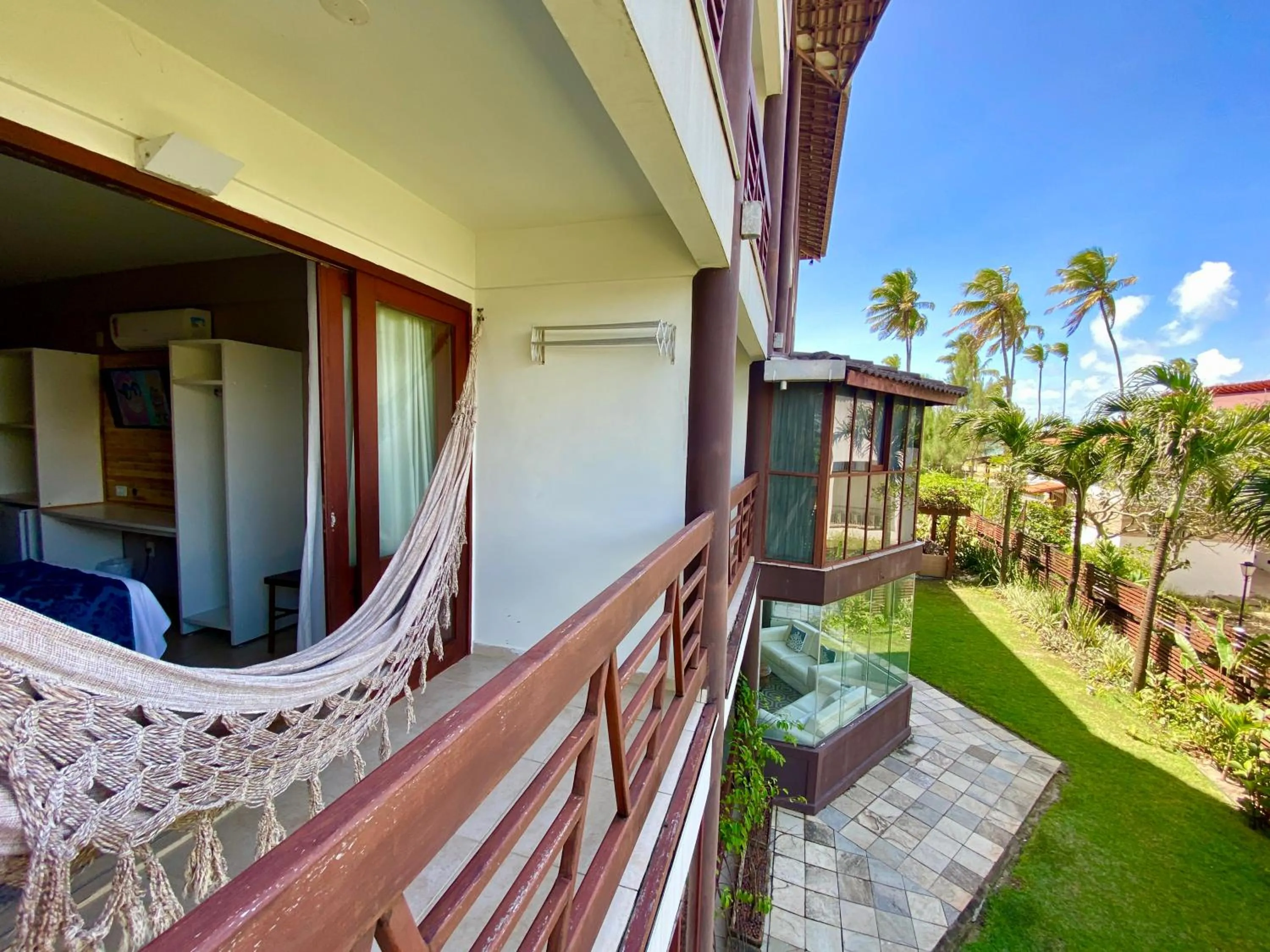 Balcony/Terrace in Pousada Iandê