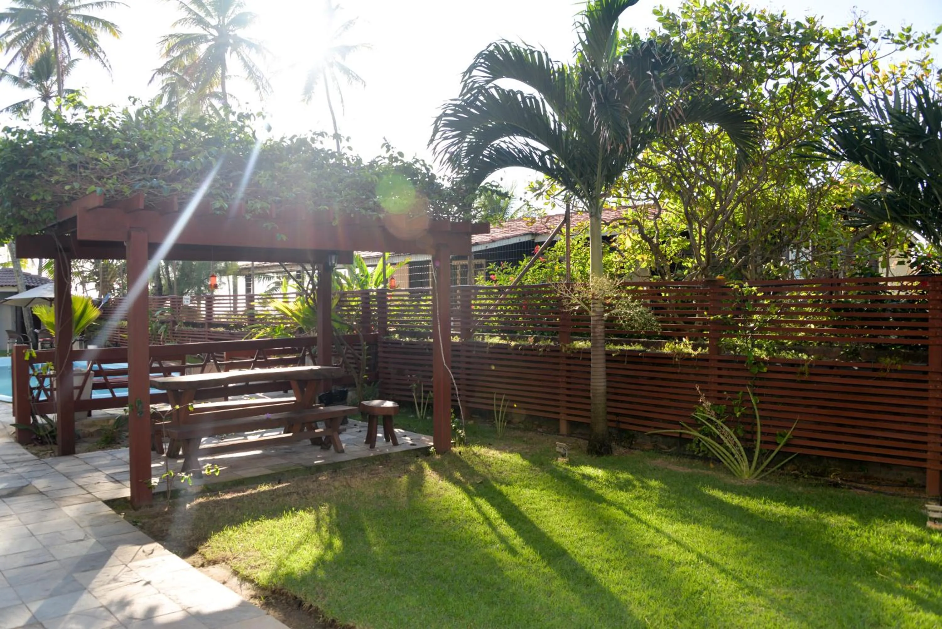 Garden in Pousada Iandê