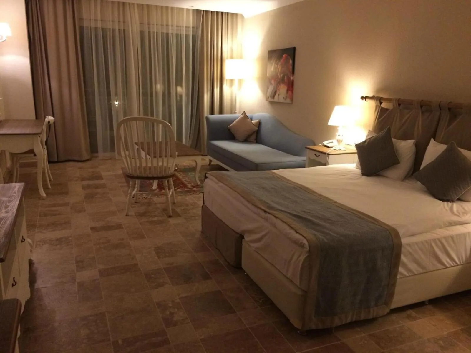 Bed in Andriake Beach Club Hotel - All Inclusive