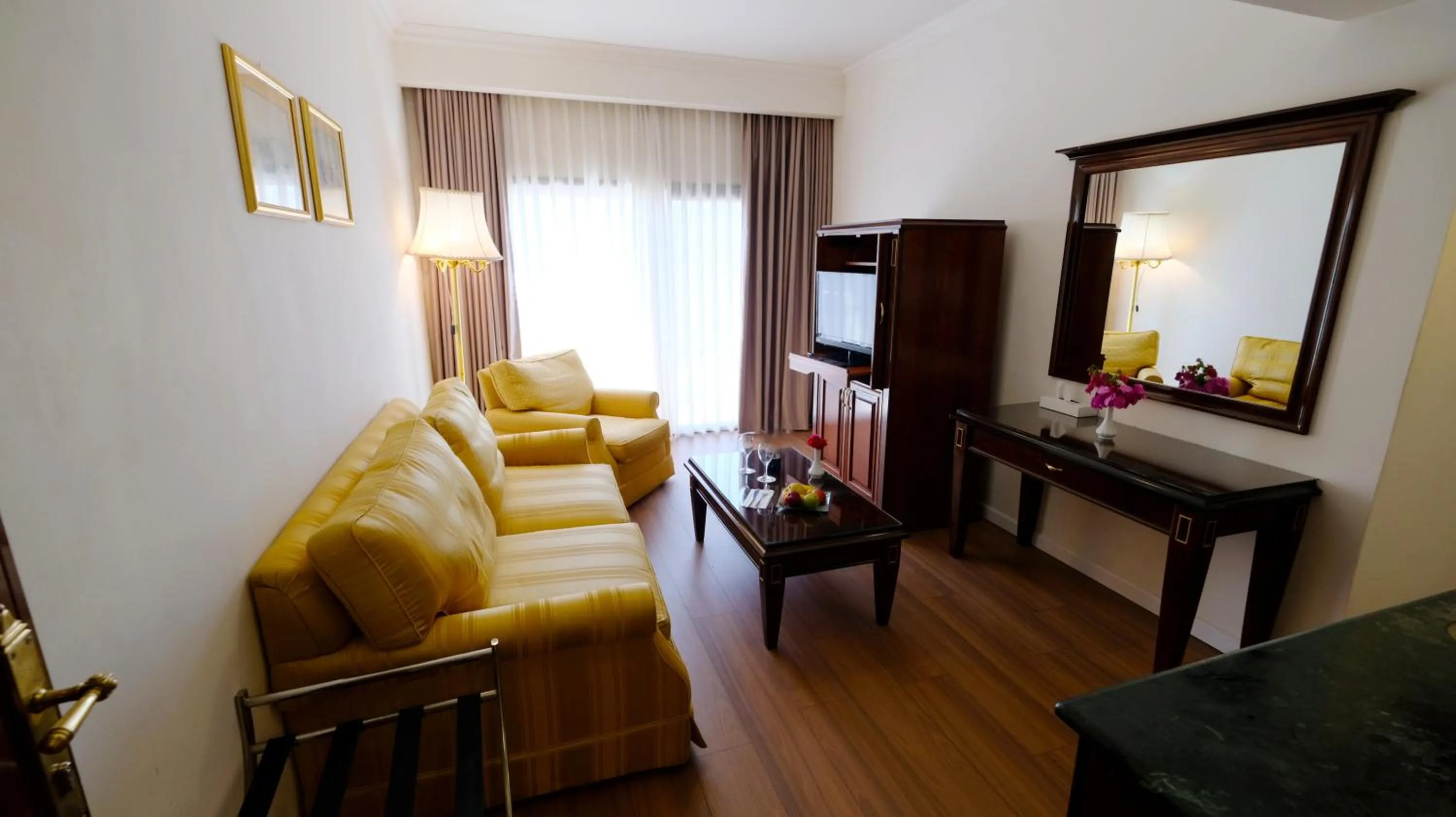Seating area in Christmas Hotel - Jerusalem
