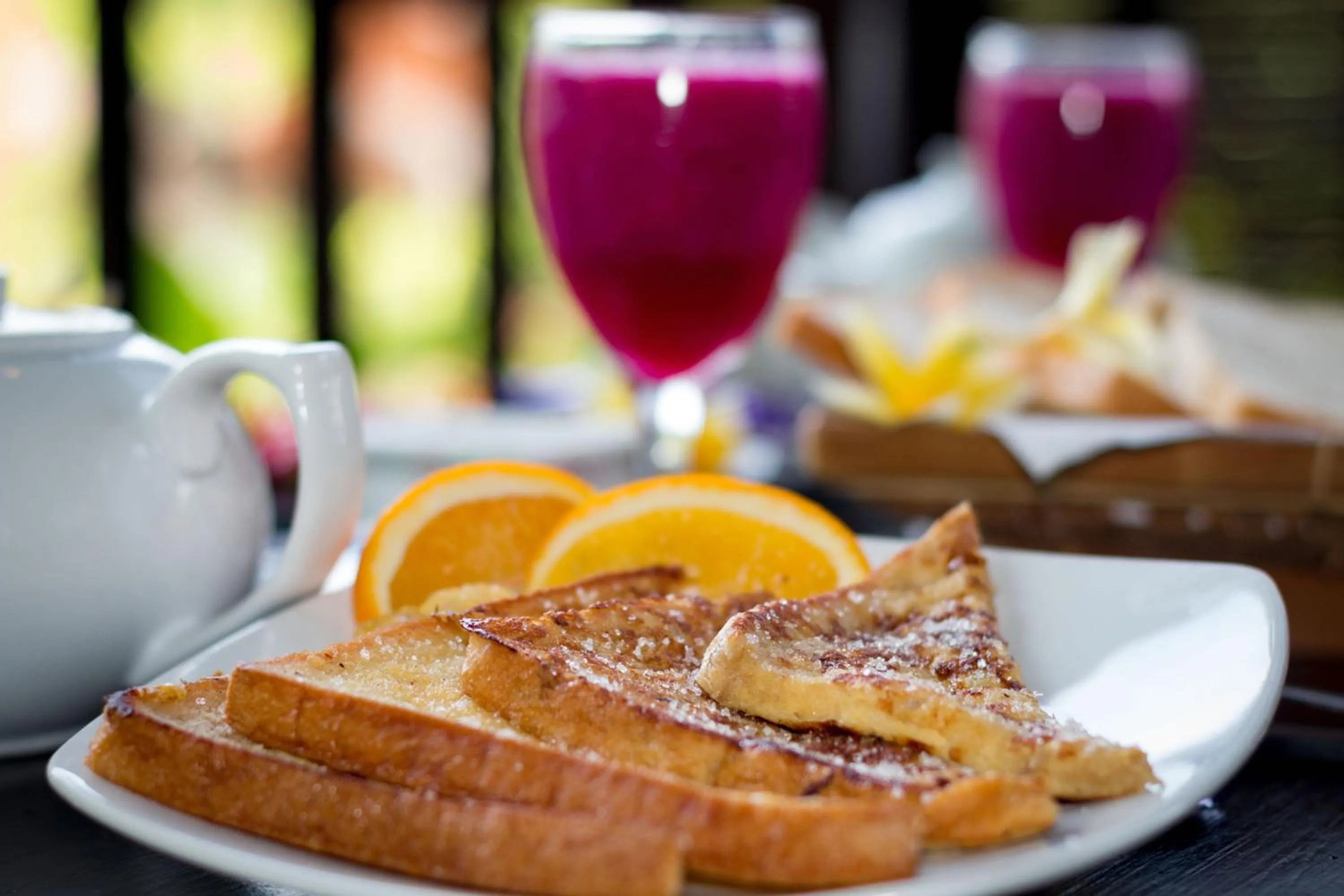 Breakfast in Tropical Bali Hotel