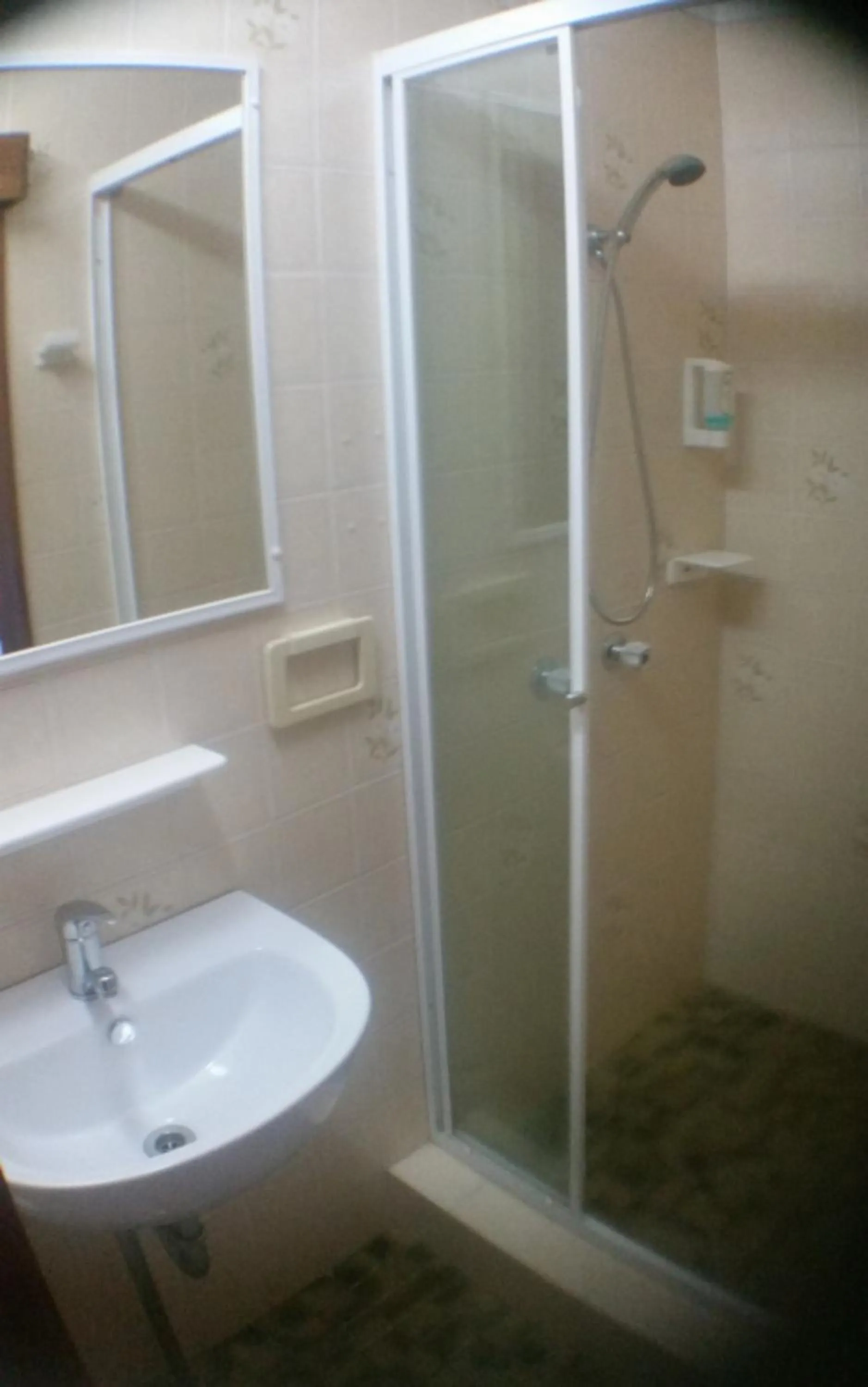 Shower in Avlon Gardens Motel