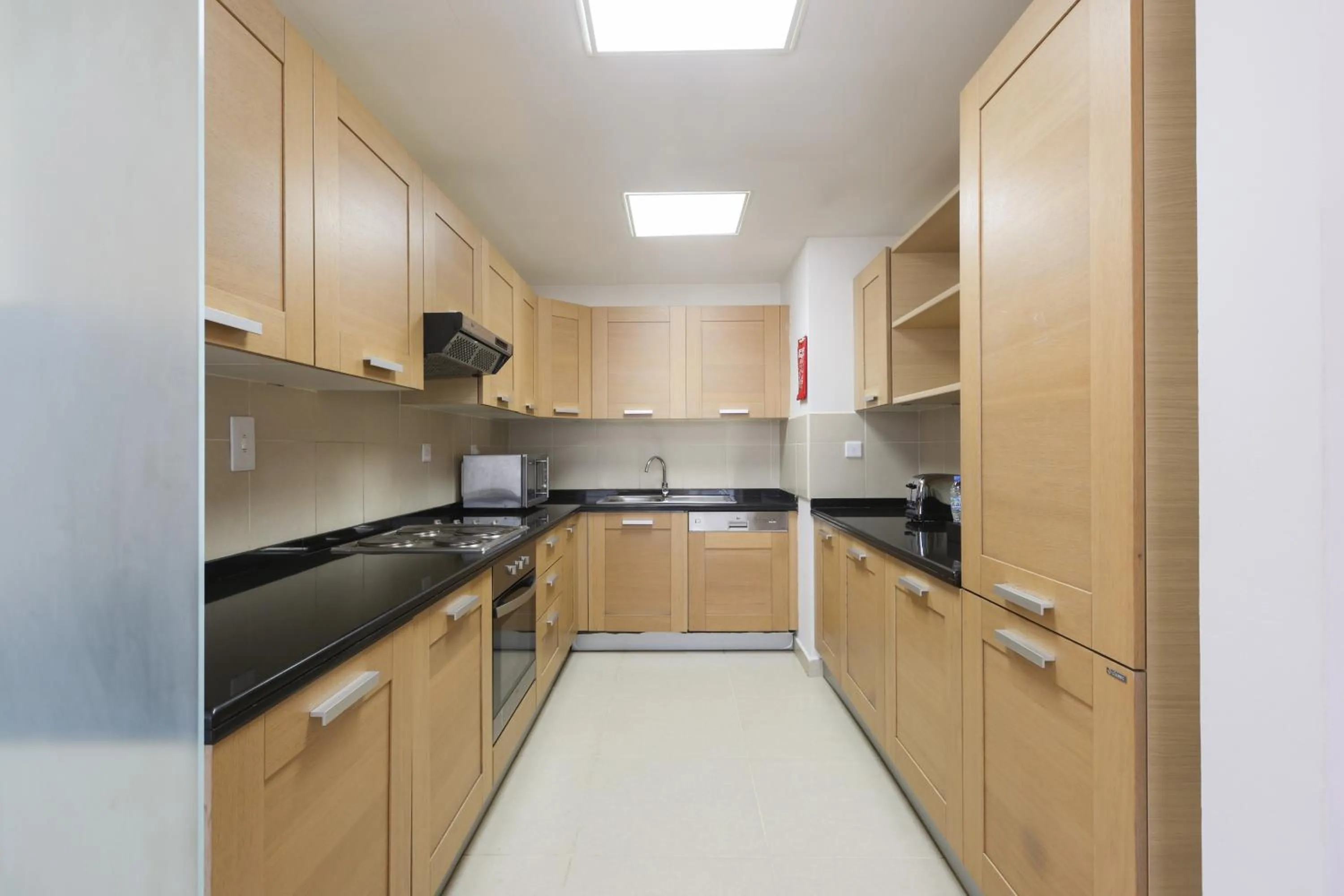 kitchen in Nassima Tower Hotel Apartments