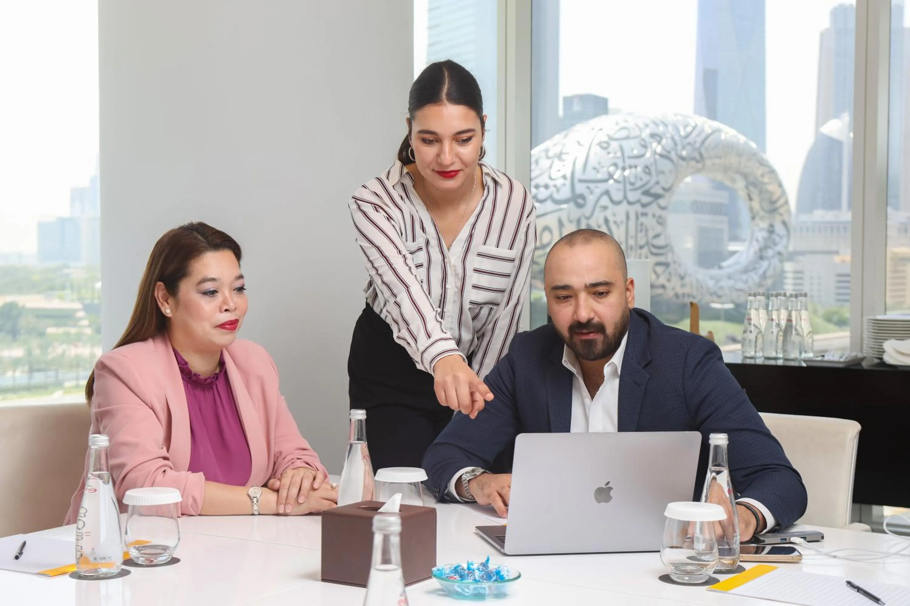 Meeting/conference room in Nassima Tower Hotel Apartments