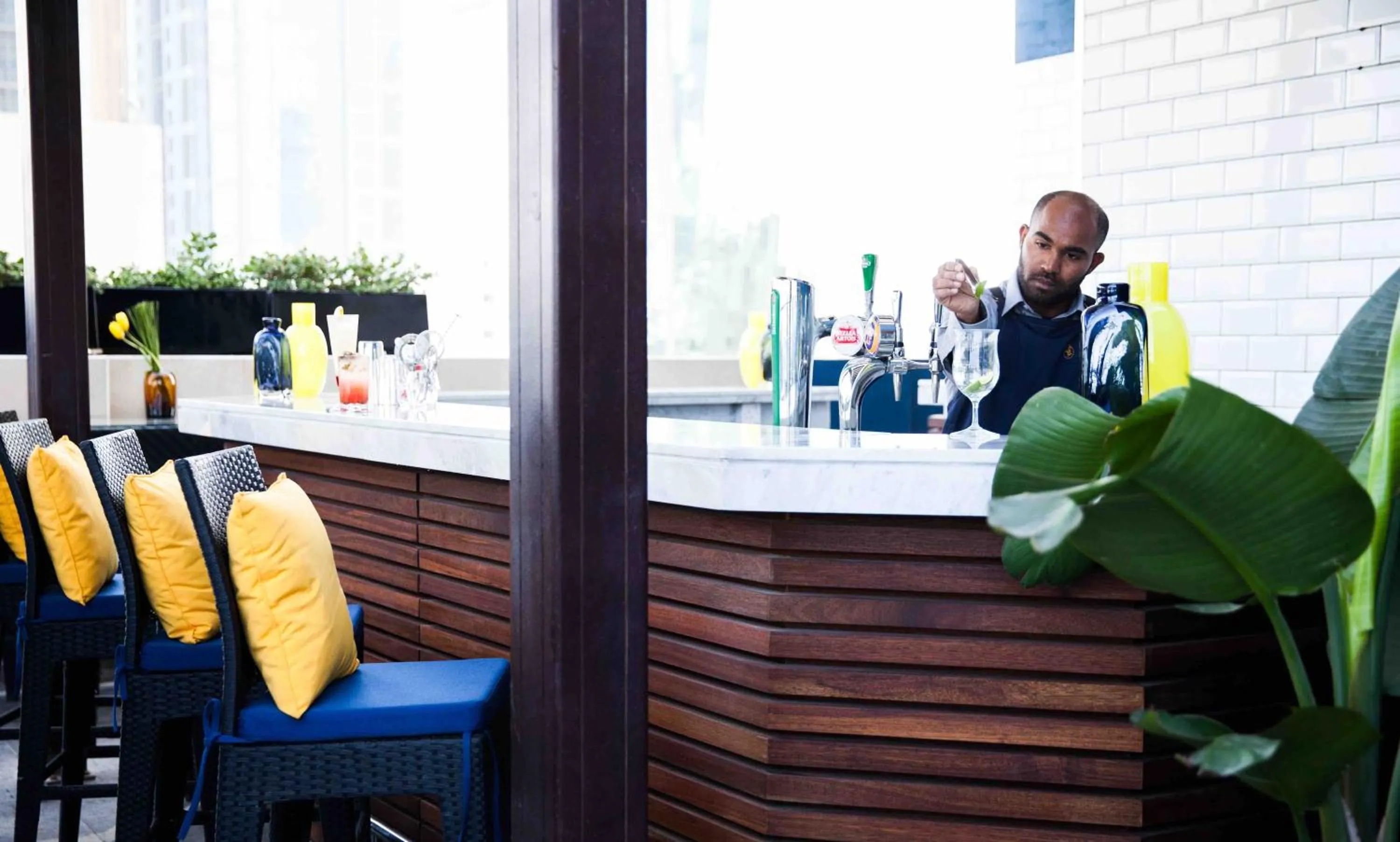 Lounge or bar in Nassima Tower Hotel Apartments