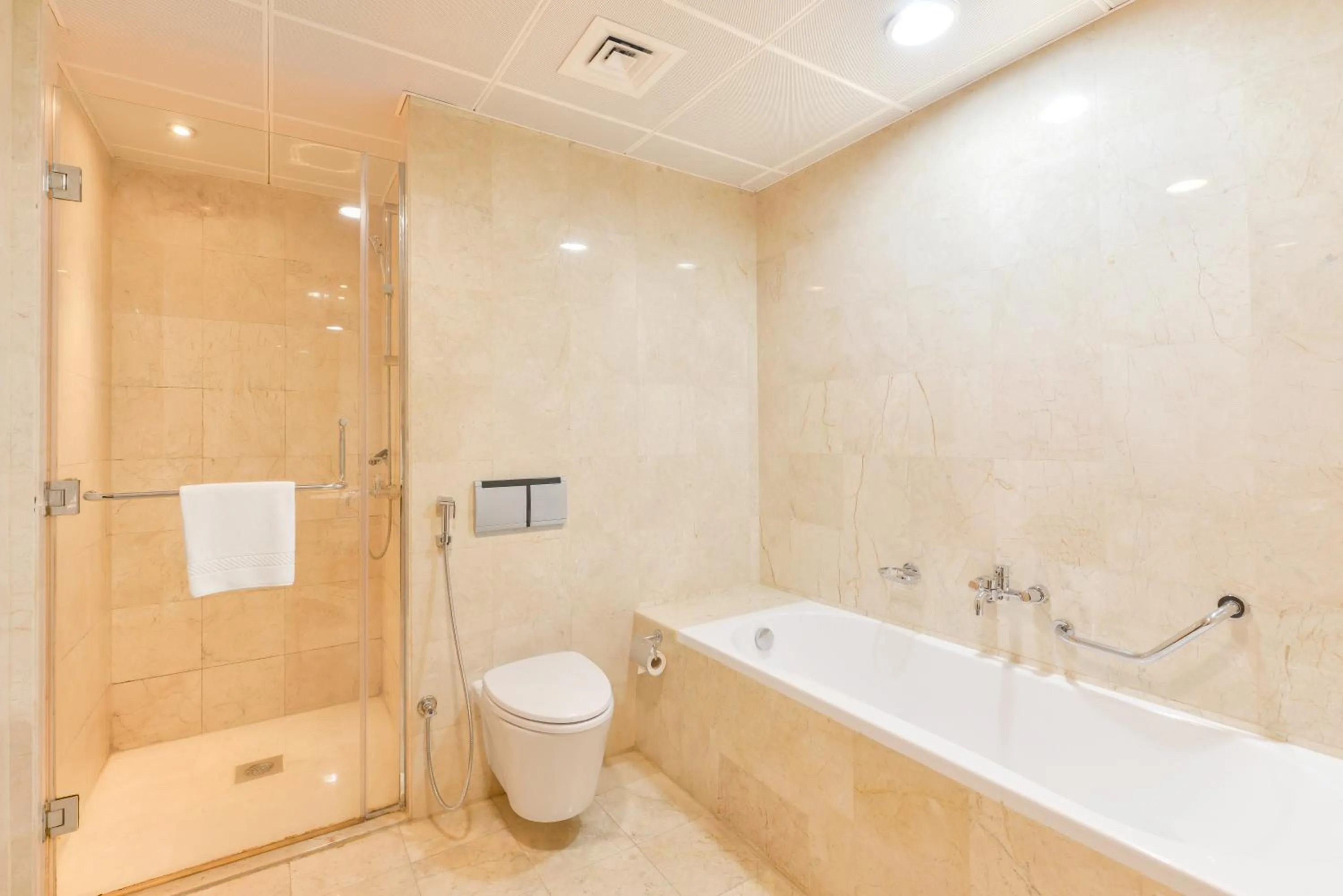 Bathroom in Nassima Tower Hotel Apartments