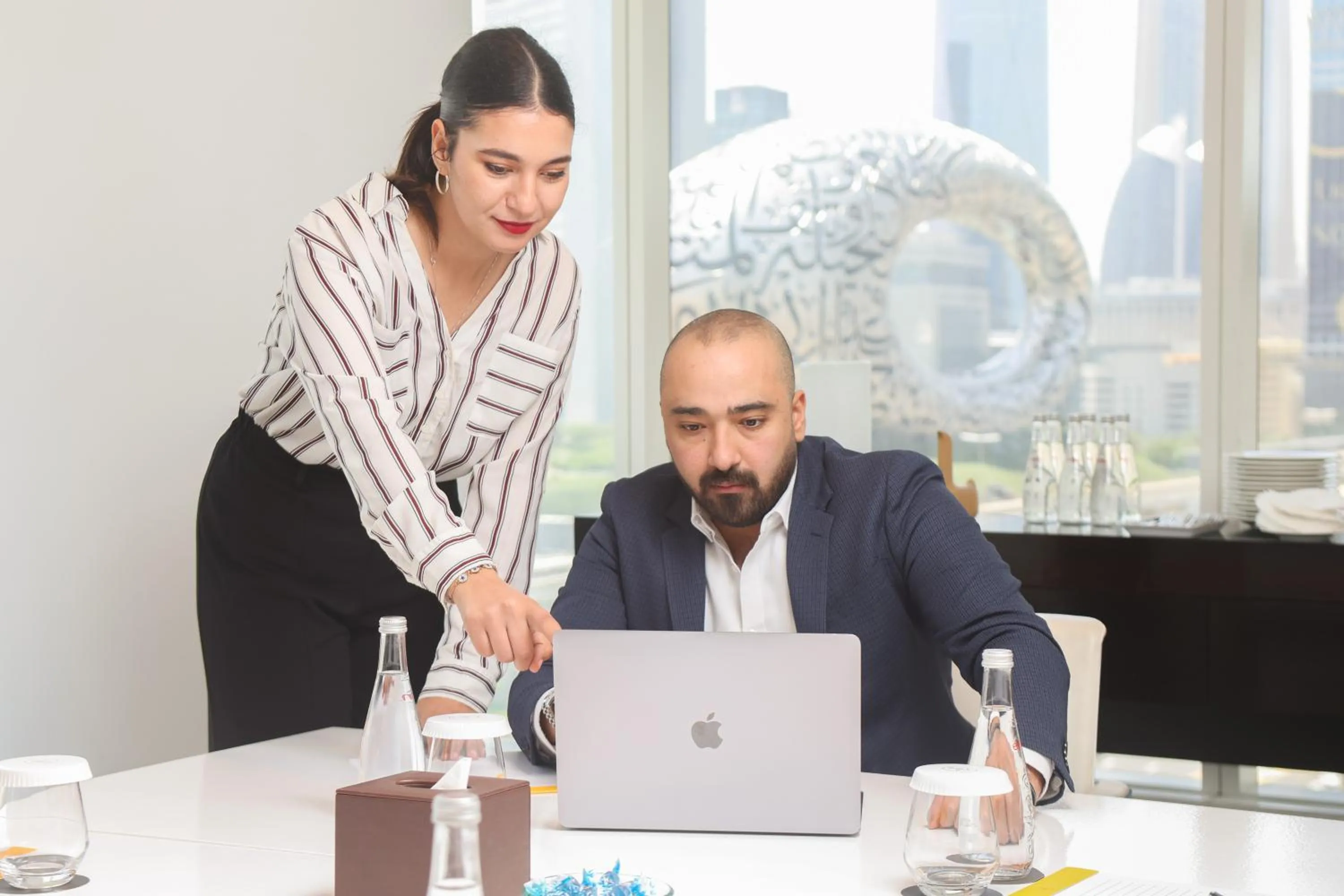 Meeting/conference room in Nassima Tower Hotel Apartments