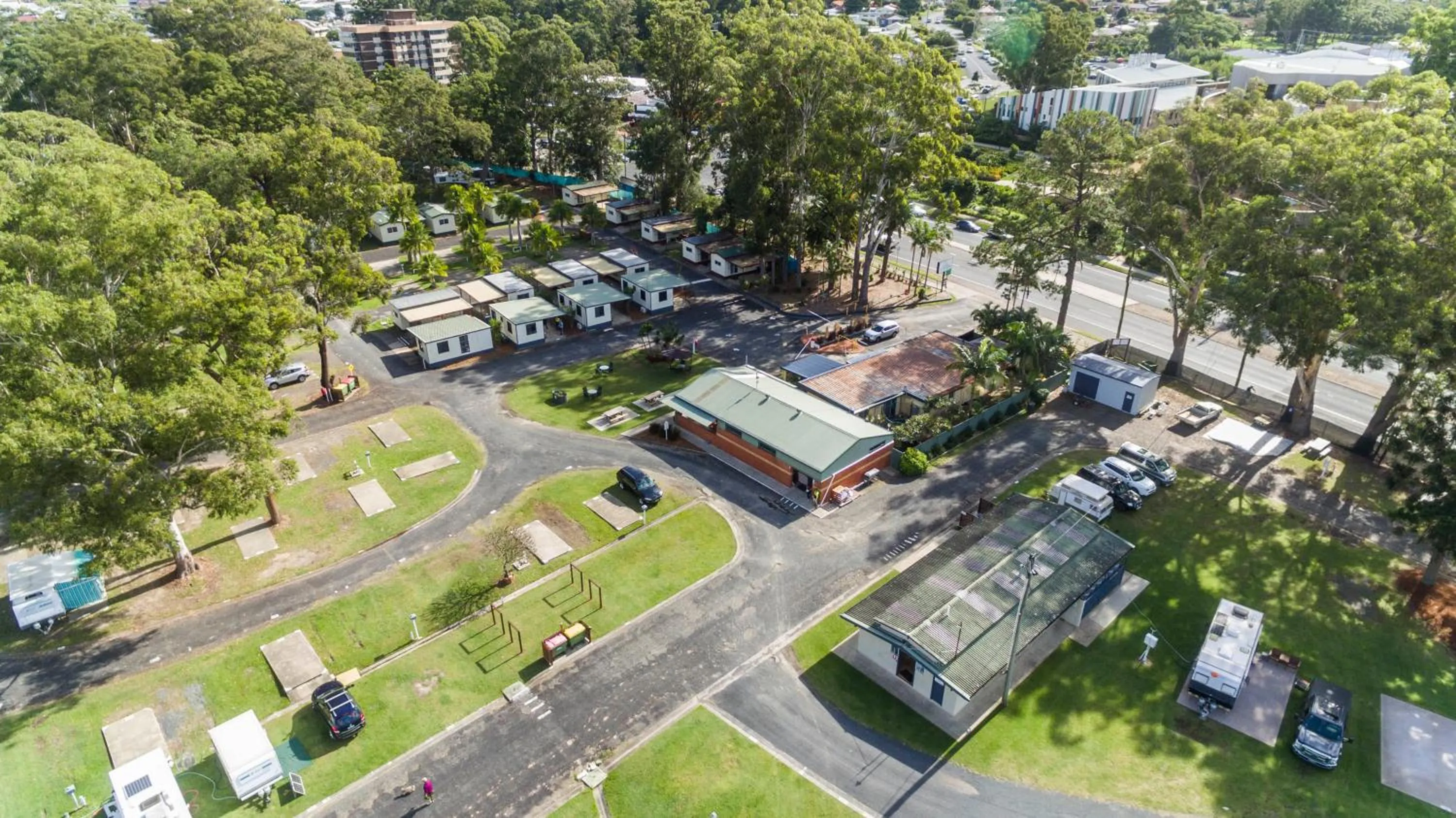 Bird's eye view in Reflections Coffs Harbour - Holiday Park
