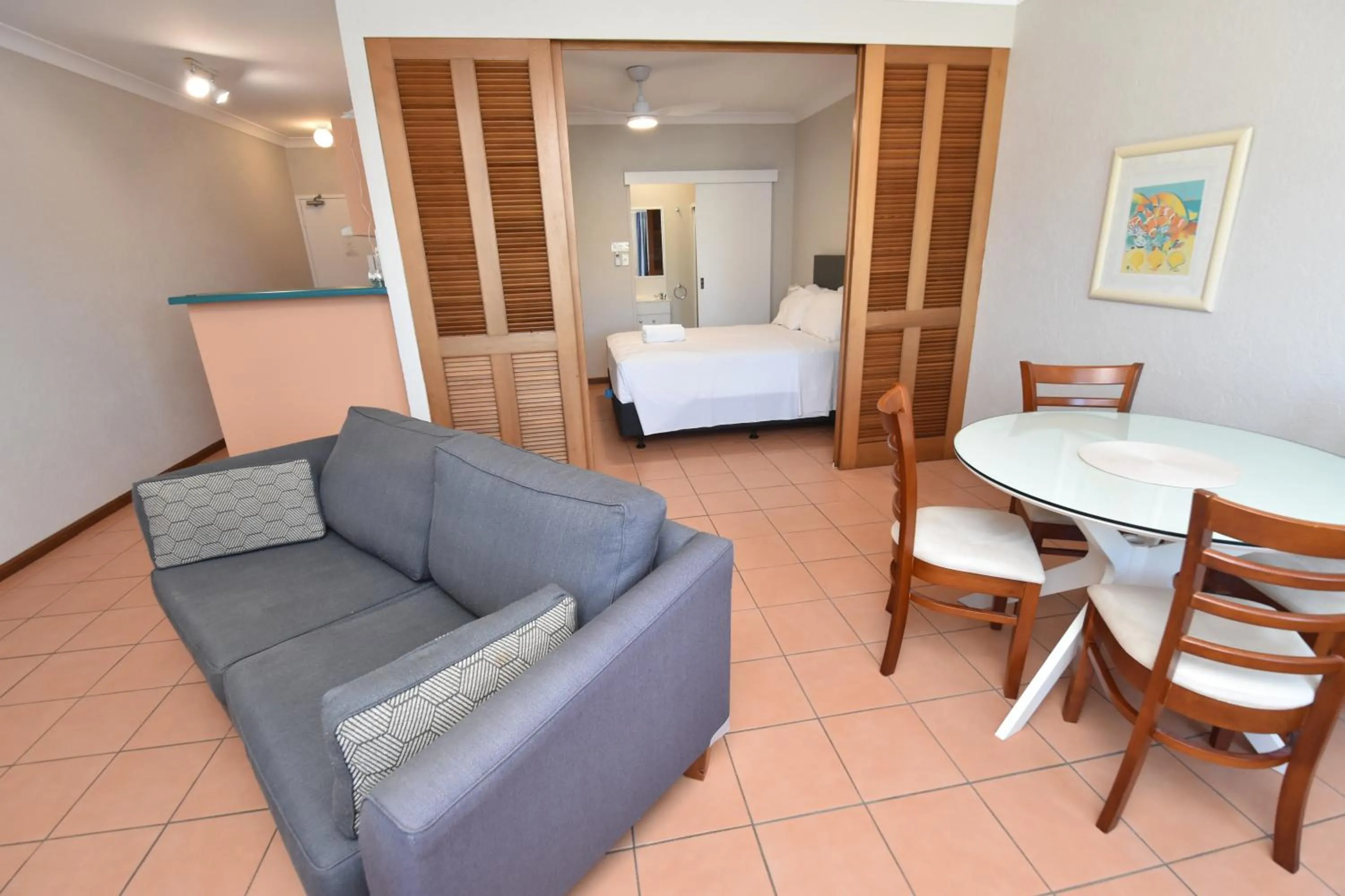 Bed in Royal Palm Villas