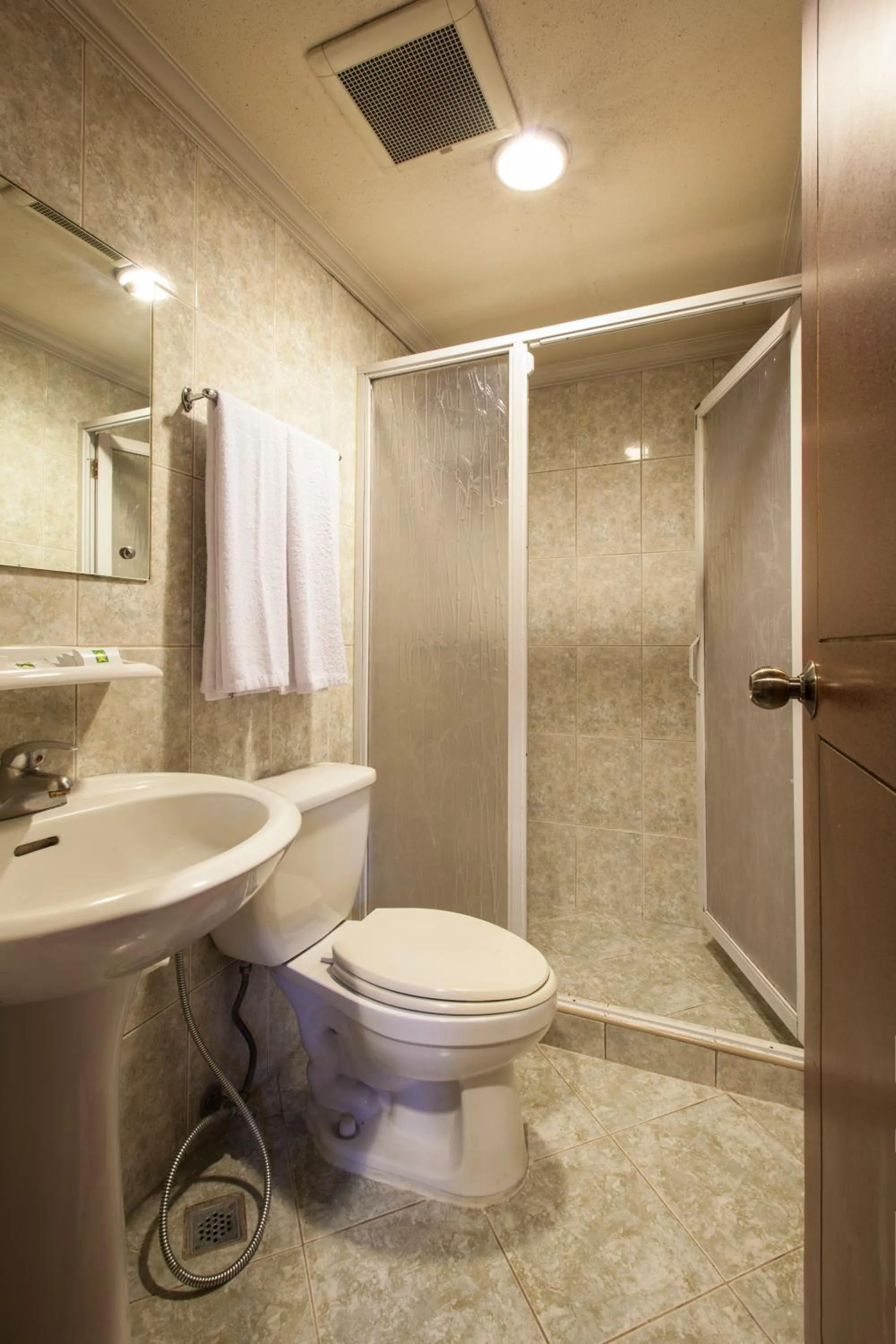 Toilet in Paladin Hotel