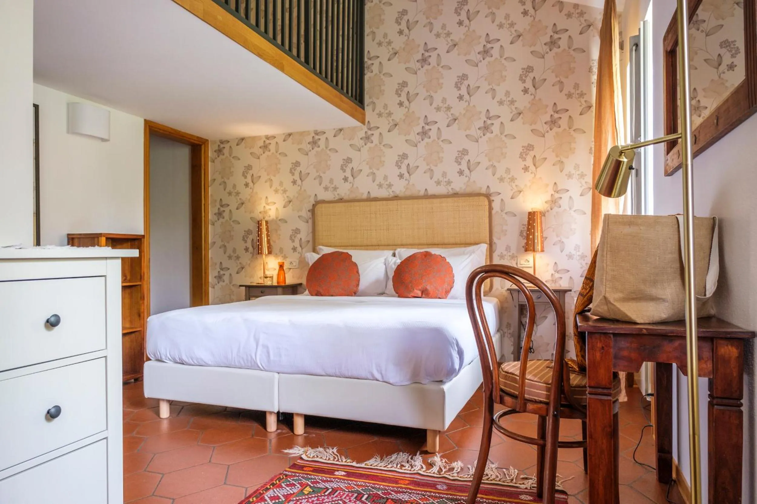 Photo of the whole room, Bed in Villa Borgo Duino
