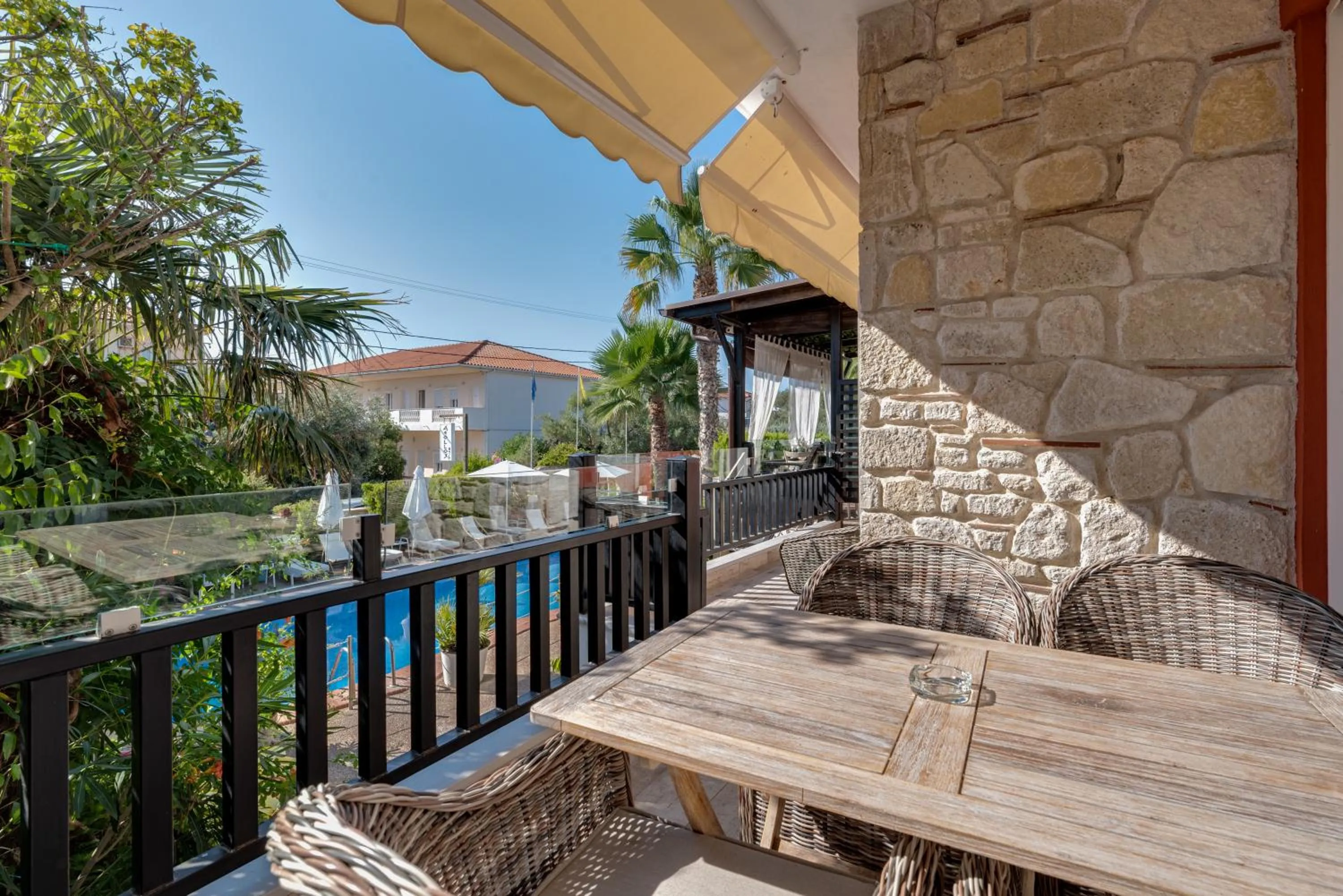 Balcony/Terrace in Hotel Aeollos