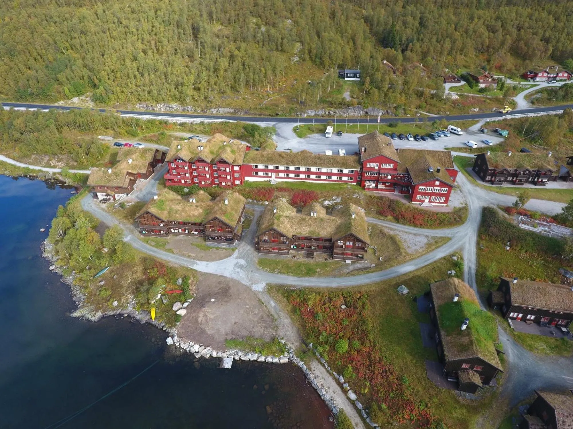 Bird's eye view in Vågslidtun Hotel