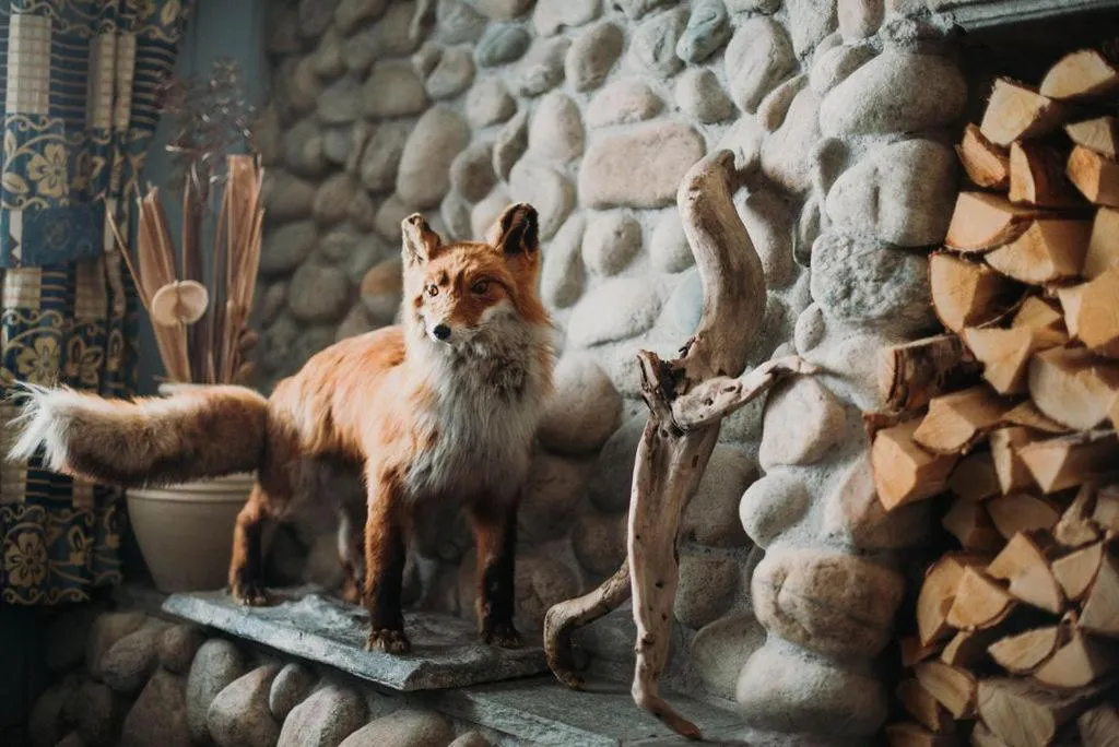 Communal lounge/ TV room in Vågslidtun Hotel