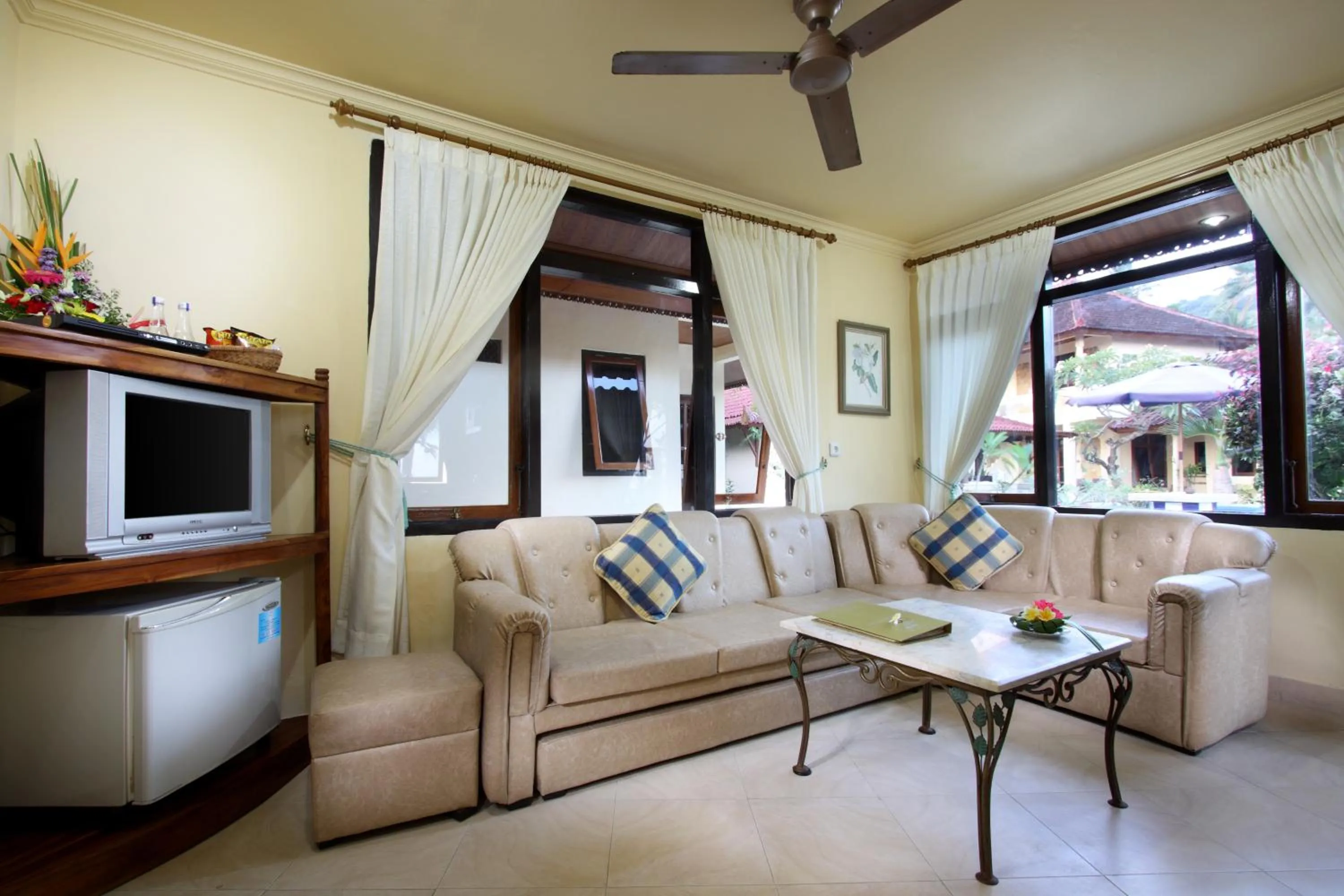 Living room in Bali Seascape Beach Club