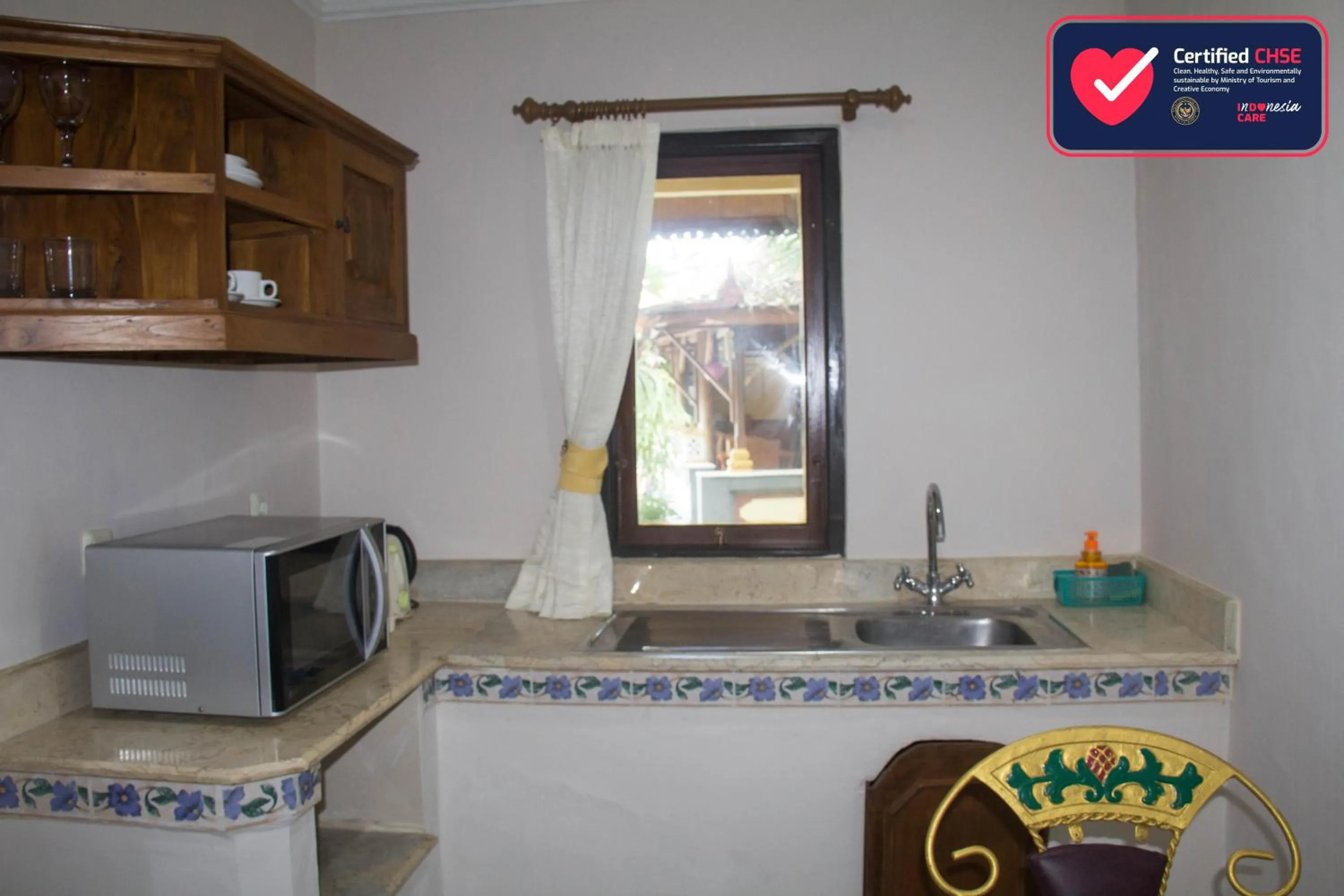 Dining area in Bali Seascape Beach Club