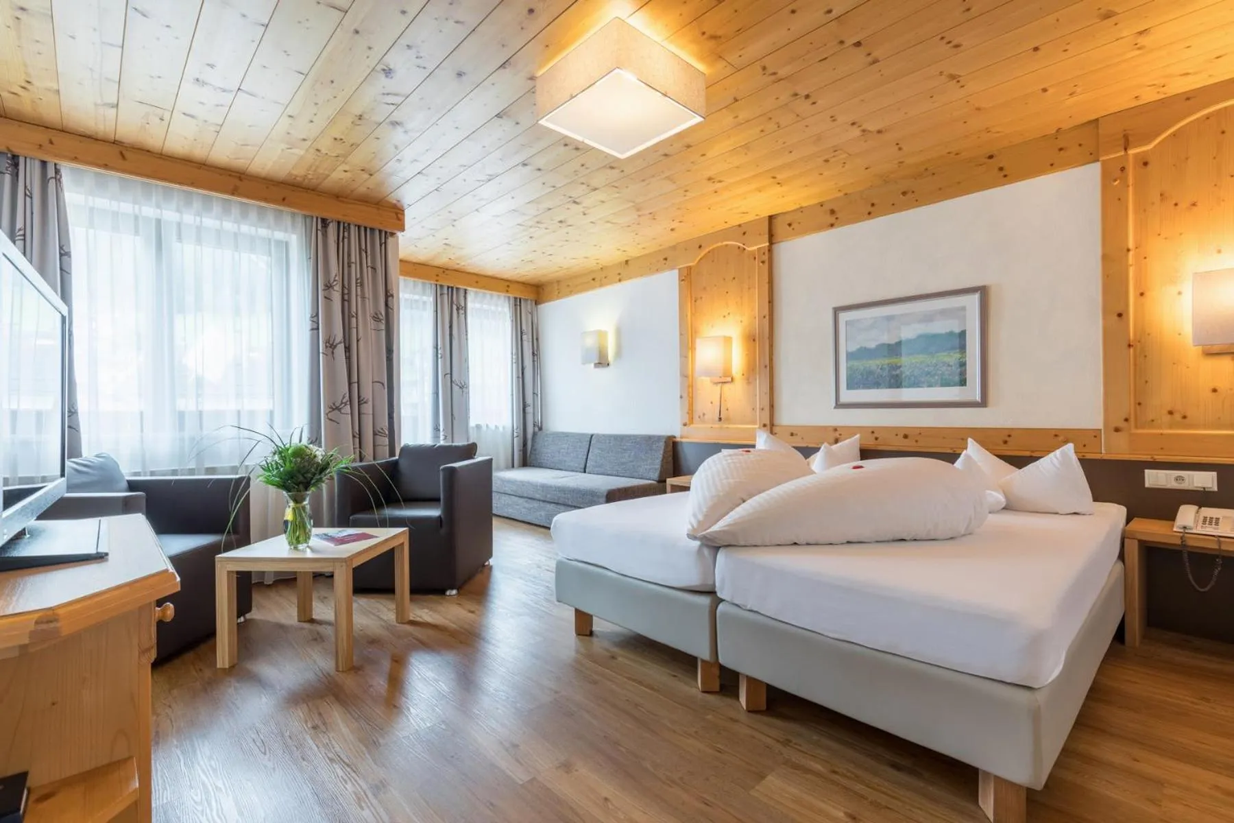 Photo of the whole room, Bed in Hotel Burgstall