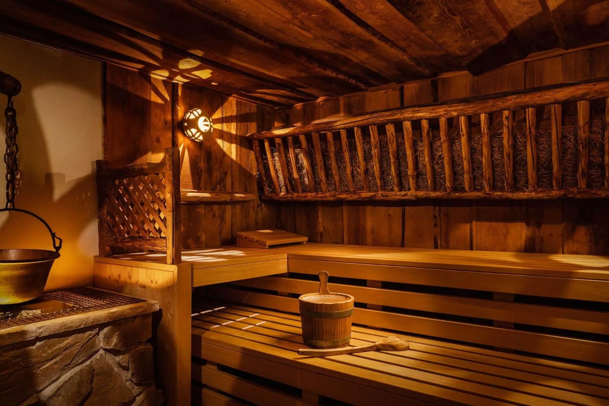 Sauna in Hotel Burgstall