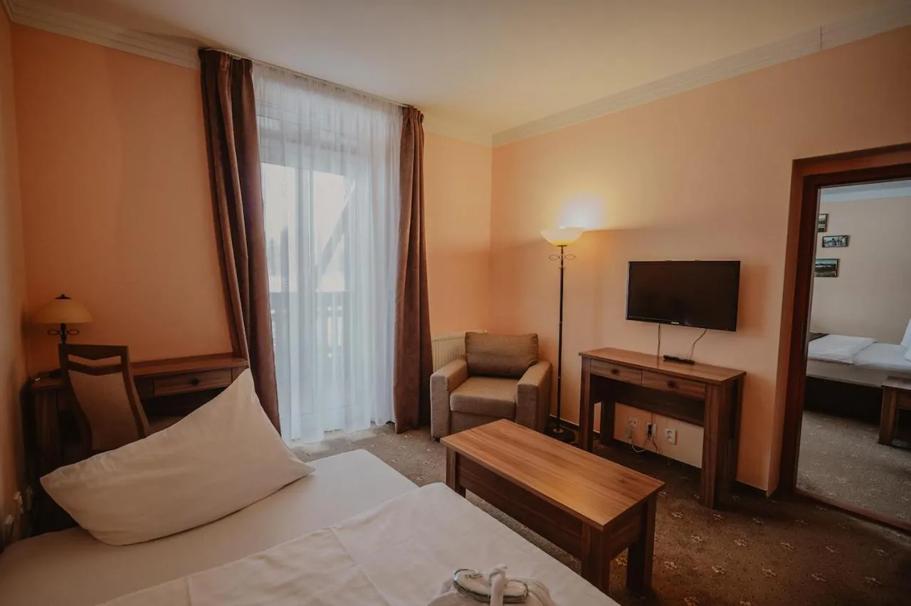 Bed in Hotel Solisko