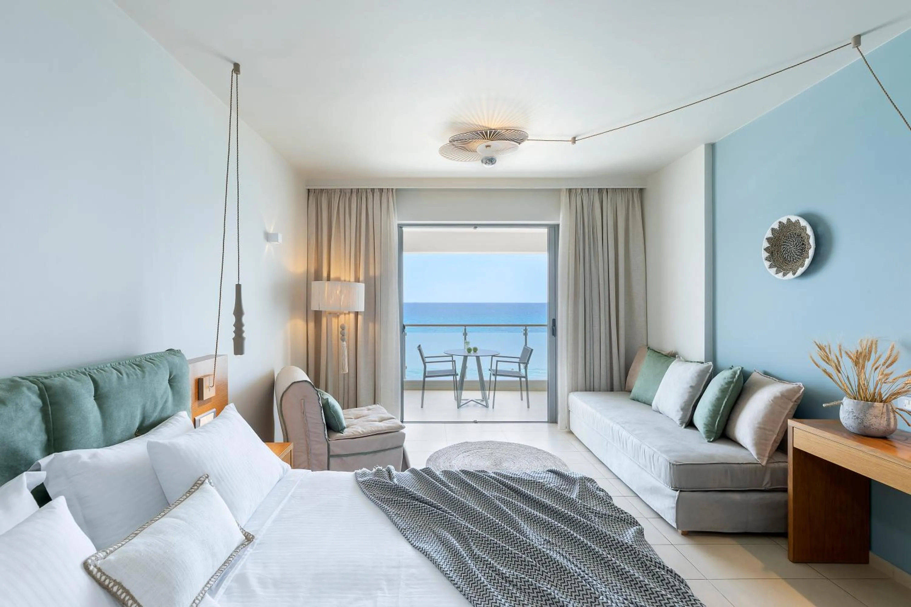 Sea view, Bed in Anastasia Hotel & Suites Mediterranean Comfort