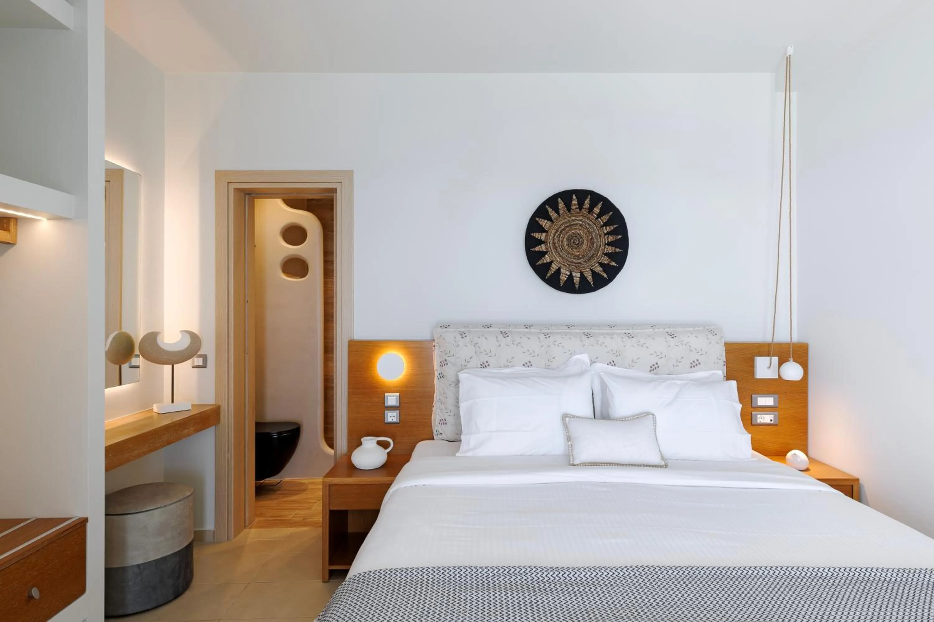 Bedroom, Bed in Anastasia Hotel & Suites Mediterranean Comfort