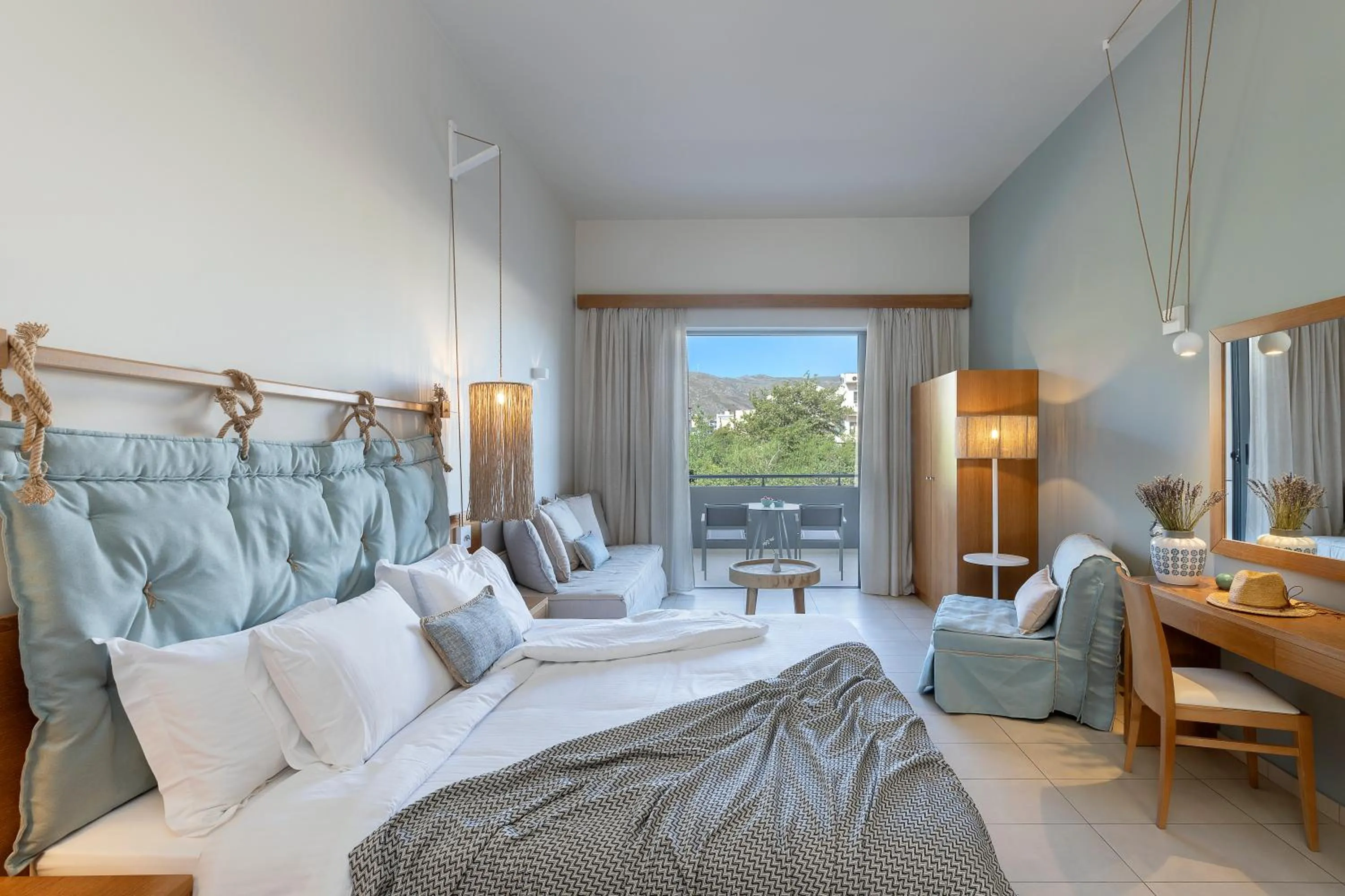 Bedroom, Bed in Anastasia Hotel & Suites Mediterranean Comfort