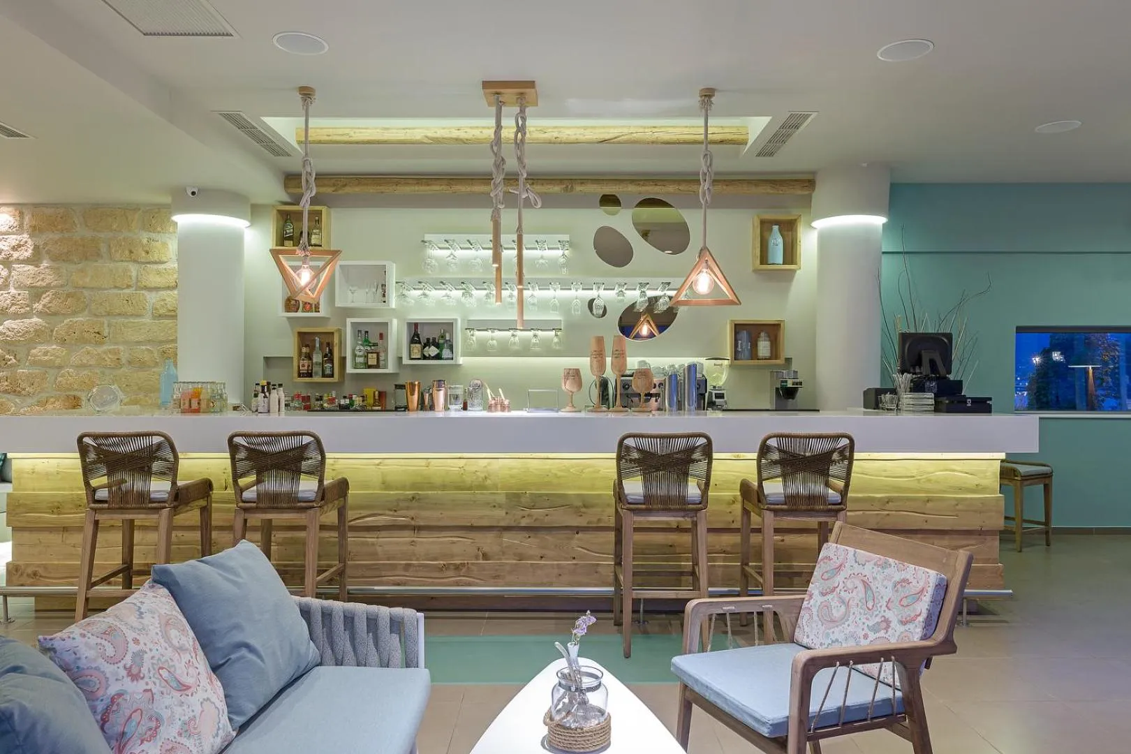 Lounge or bar in Anastasia Hotel & Suites Mediterranean Comfort