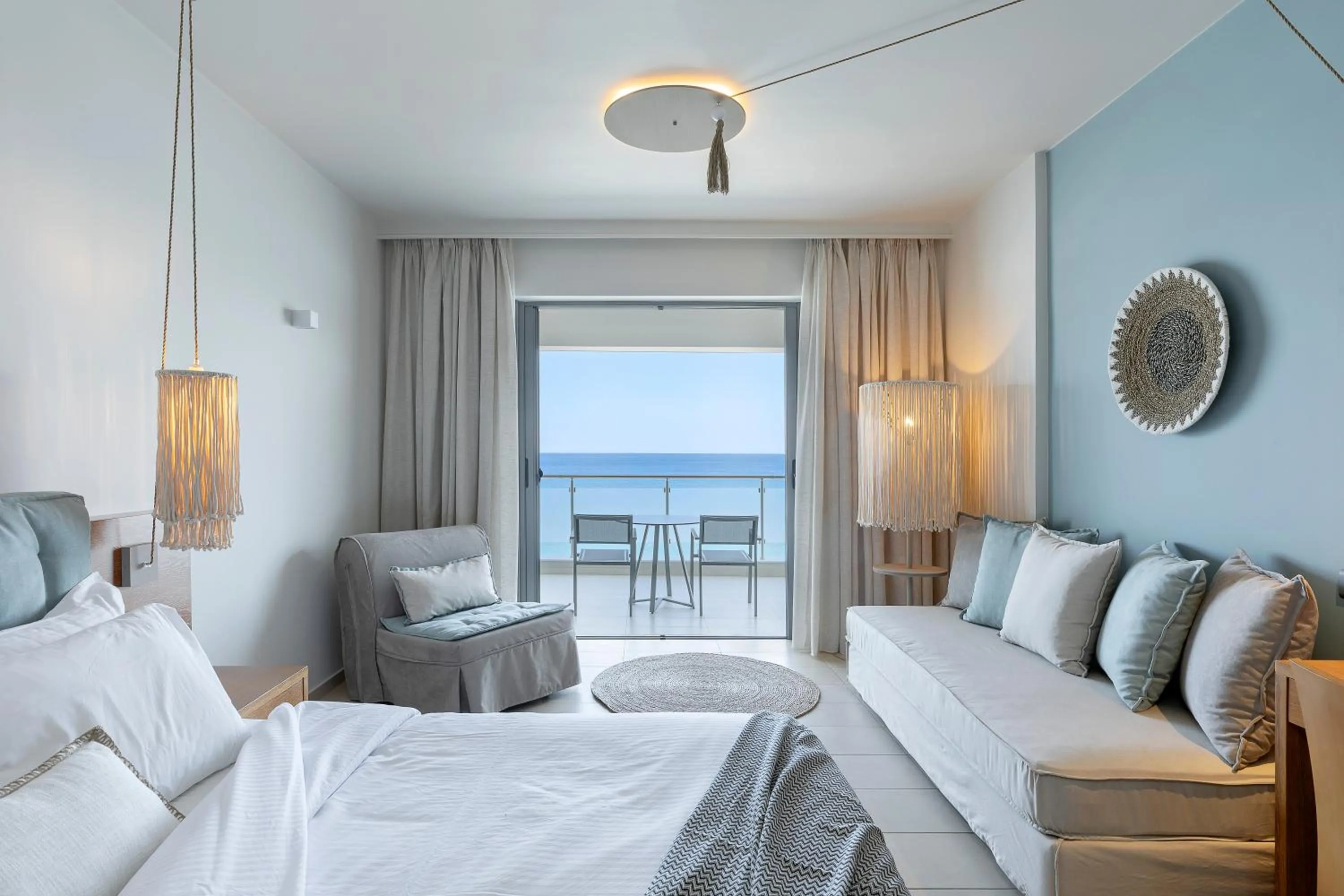 View (from property/room), Bed in Anastasia Hotel & Suites Mediterranean Comfort